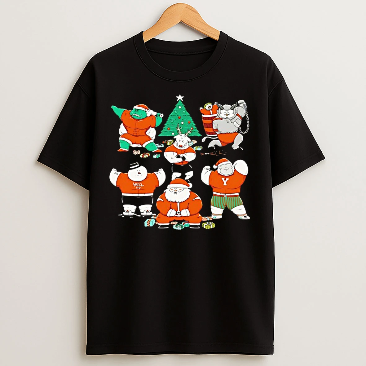 Classic Merry Muscular Christmas 2025 T Shirts