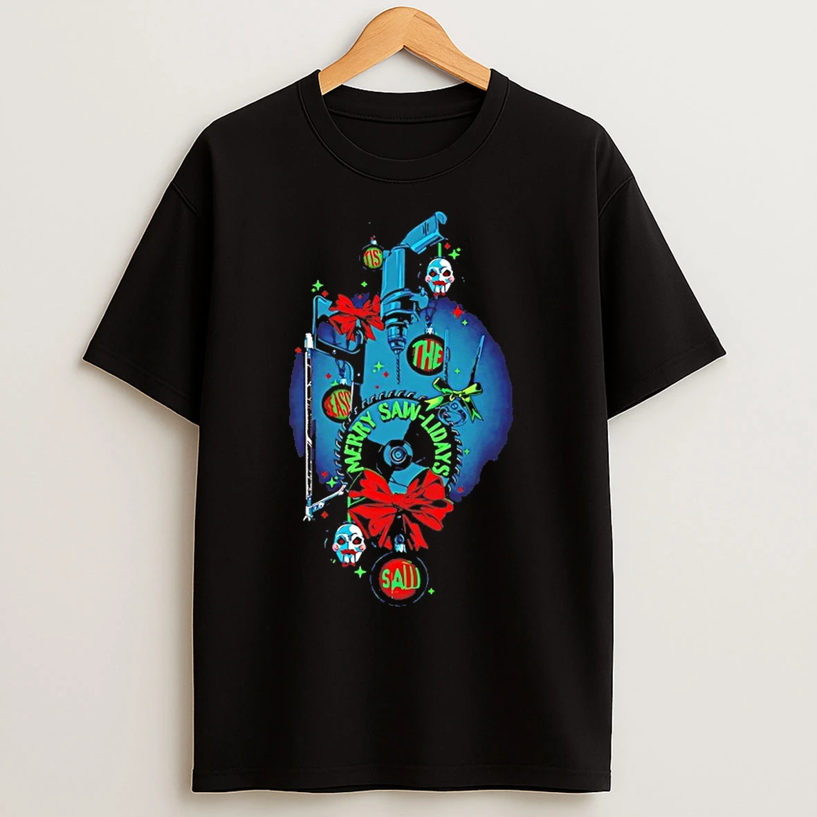 Classic Merry Saw Lidays Christmas T Shirts