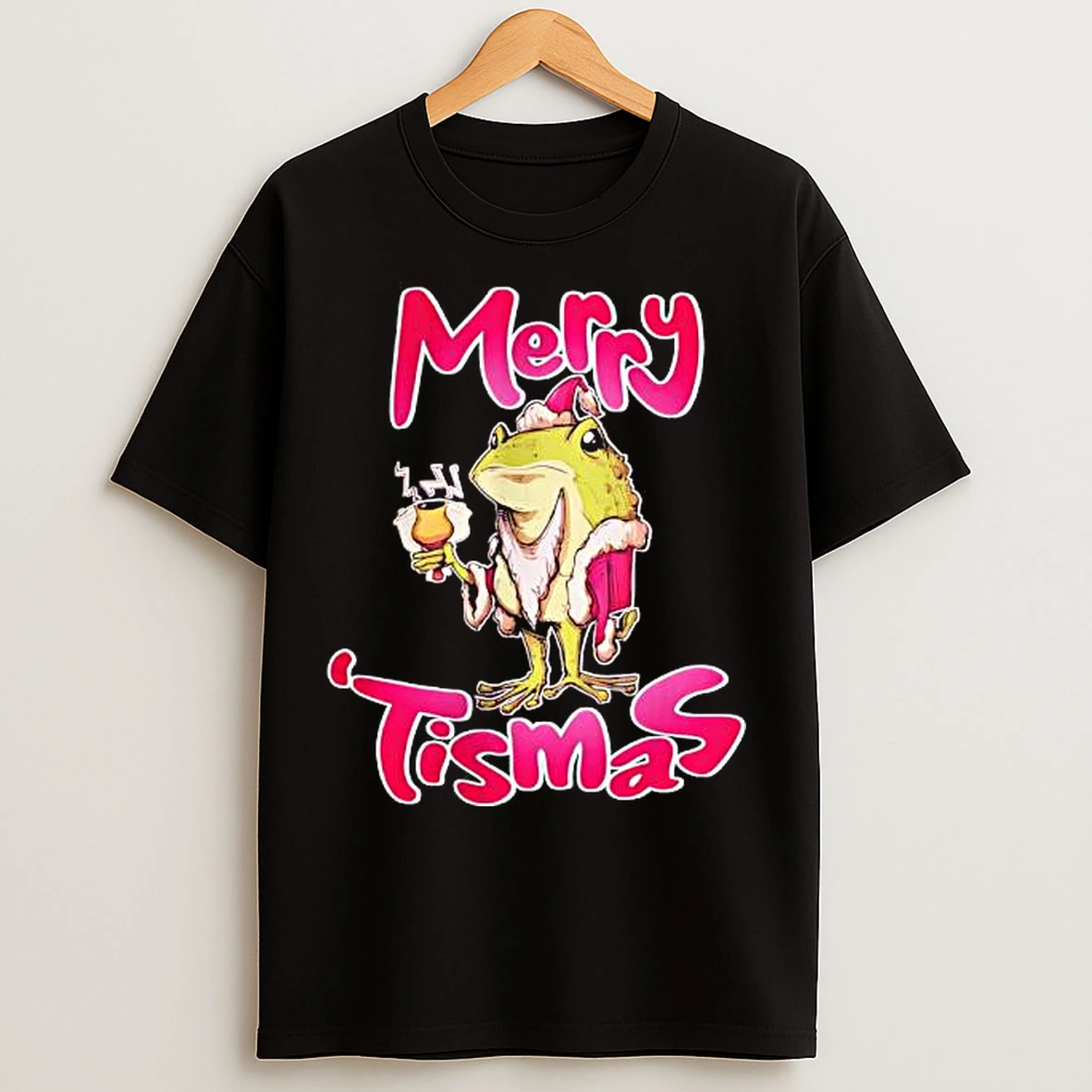 Classic Merry Tismas Frog T Shirts