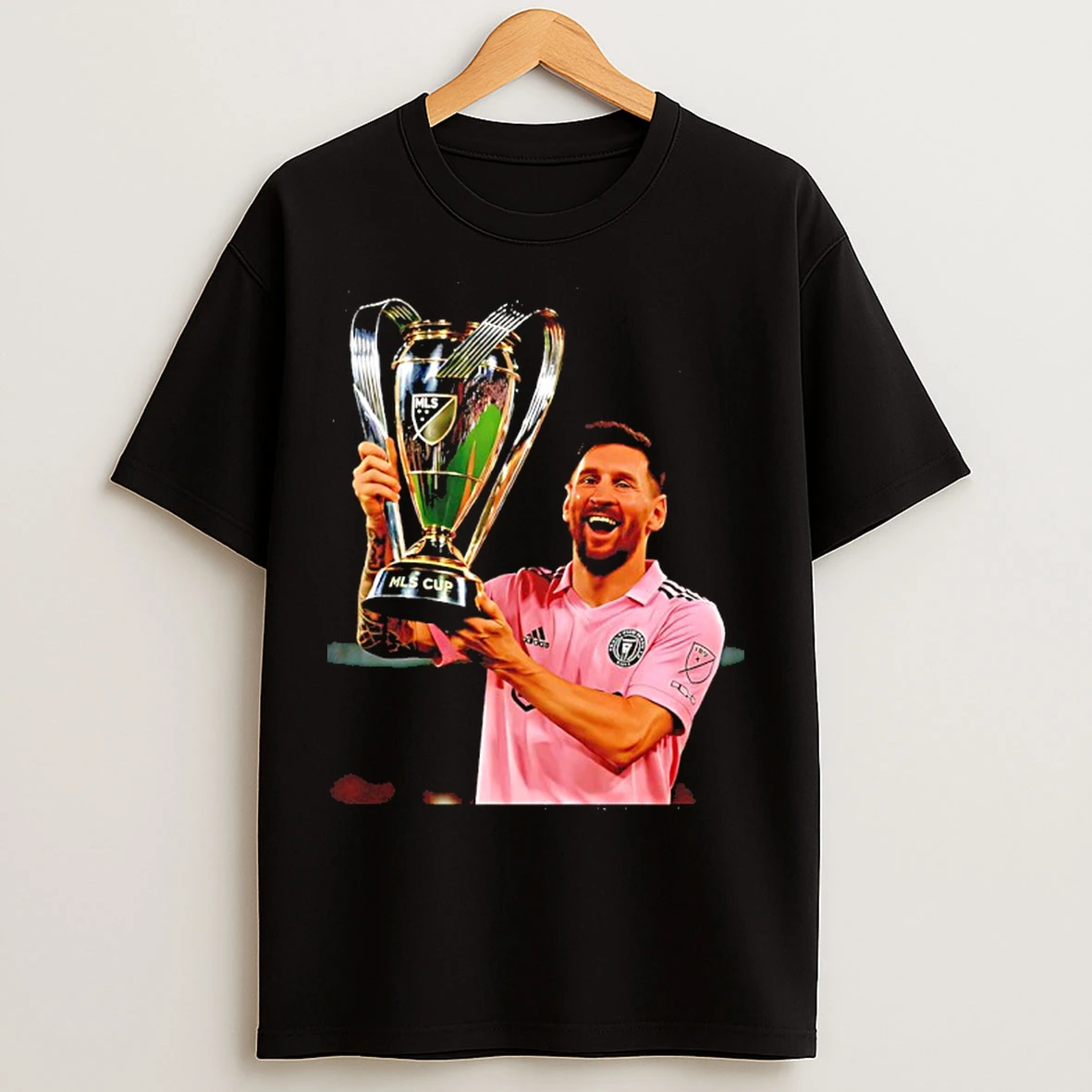 Classic Messi Miami Cf 2025 Mls Cup Champions Trophy T Shirts