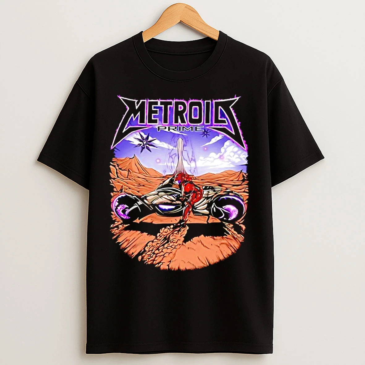 Classic Metroid Prime Vi O Lightning T Shirts