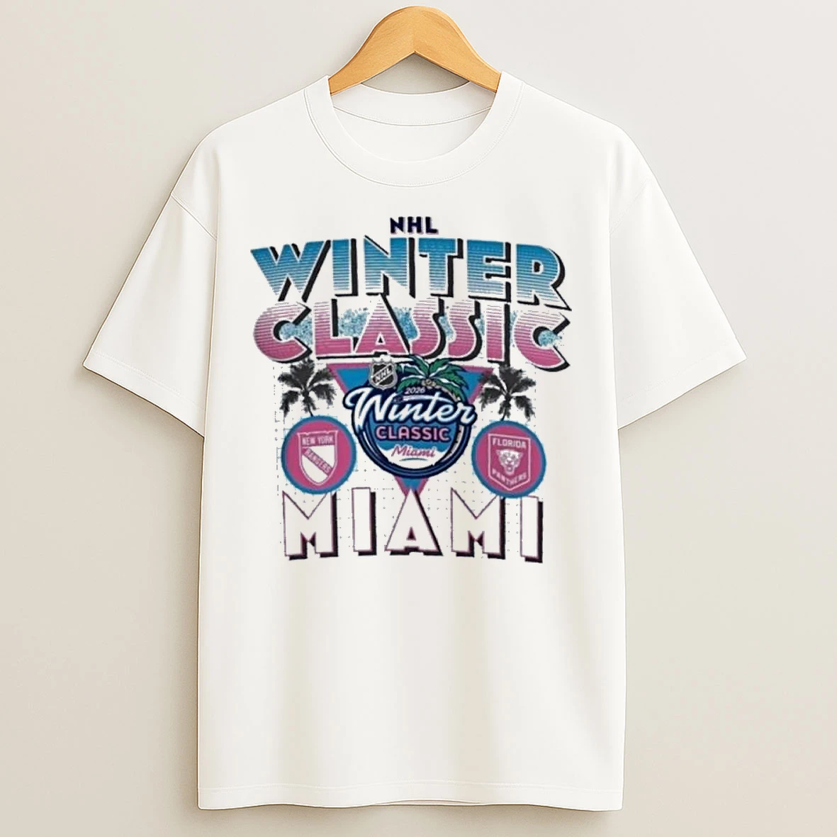 Classic Miami Fl Florida Panthers Vs New York Rangers 2026 Nhl Winter Classic T Shirts