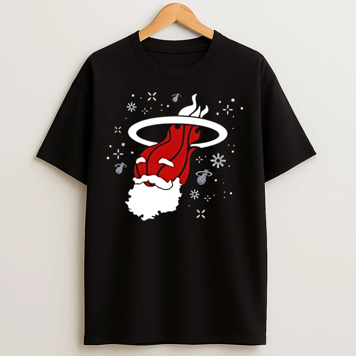 Classic Miami Heat Ho Ho Heat Logo T Shirts