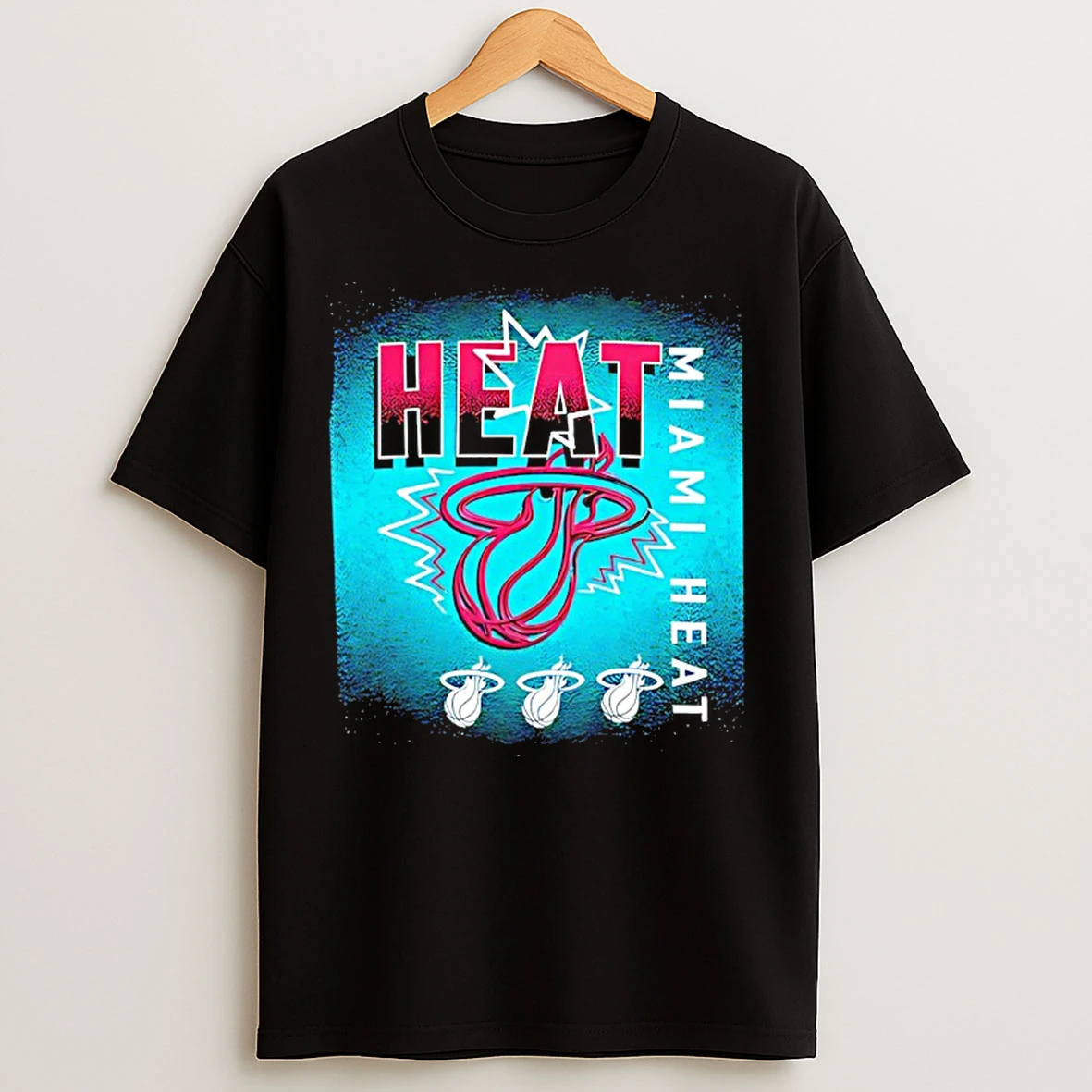 Classic Miami Heat Nba Lifestyle Graphic T Shirts