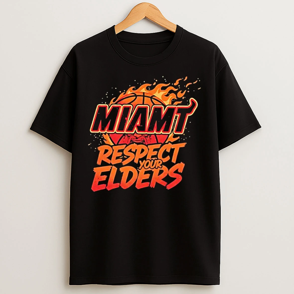 Classic Miami Heat Respect Your Elders T Shirts