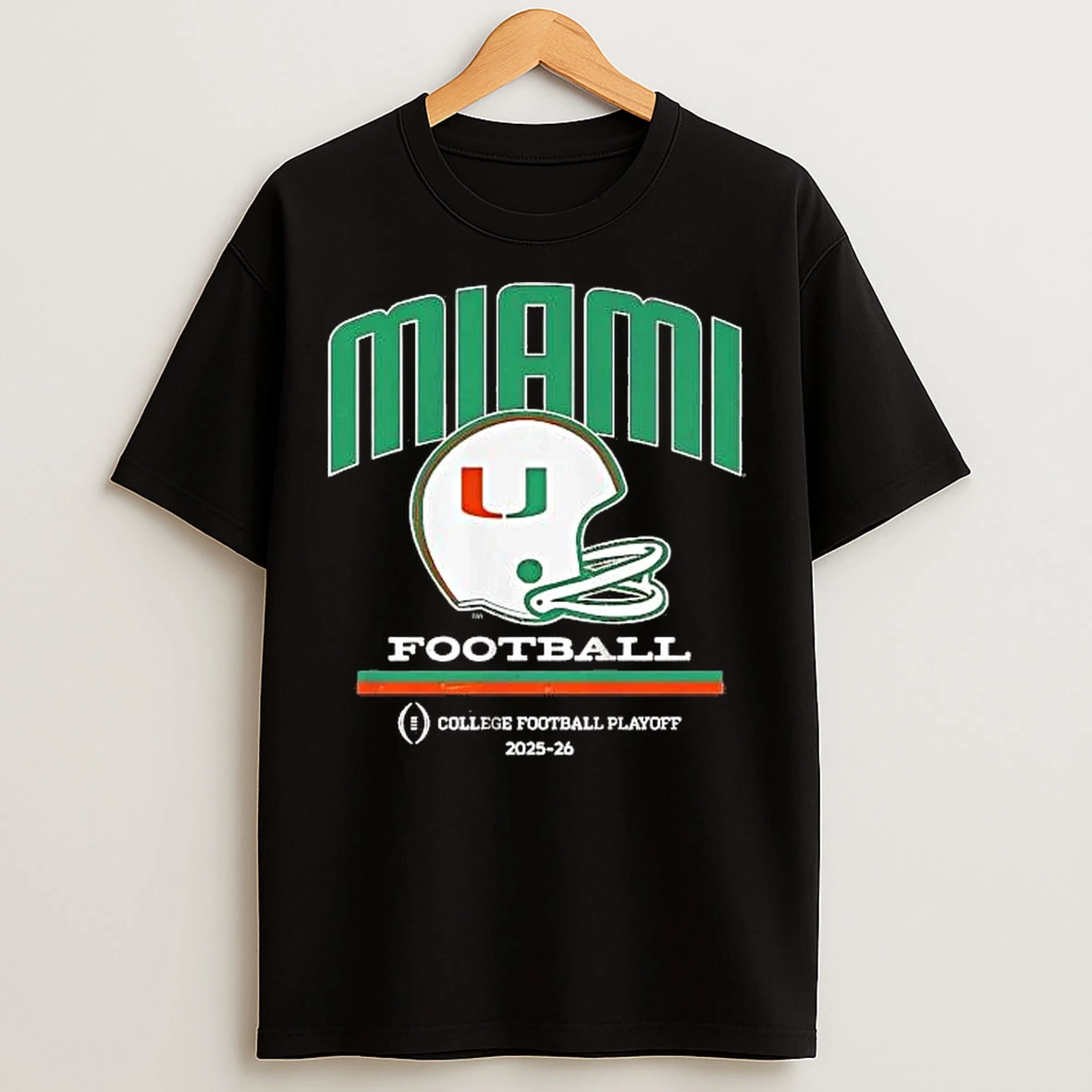 Classic Miami Hurricanes 2025 26 Cfp Helmet T Shirts