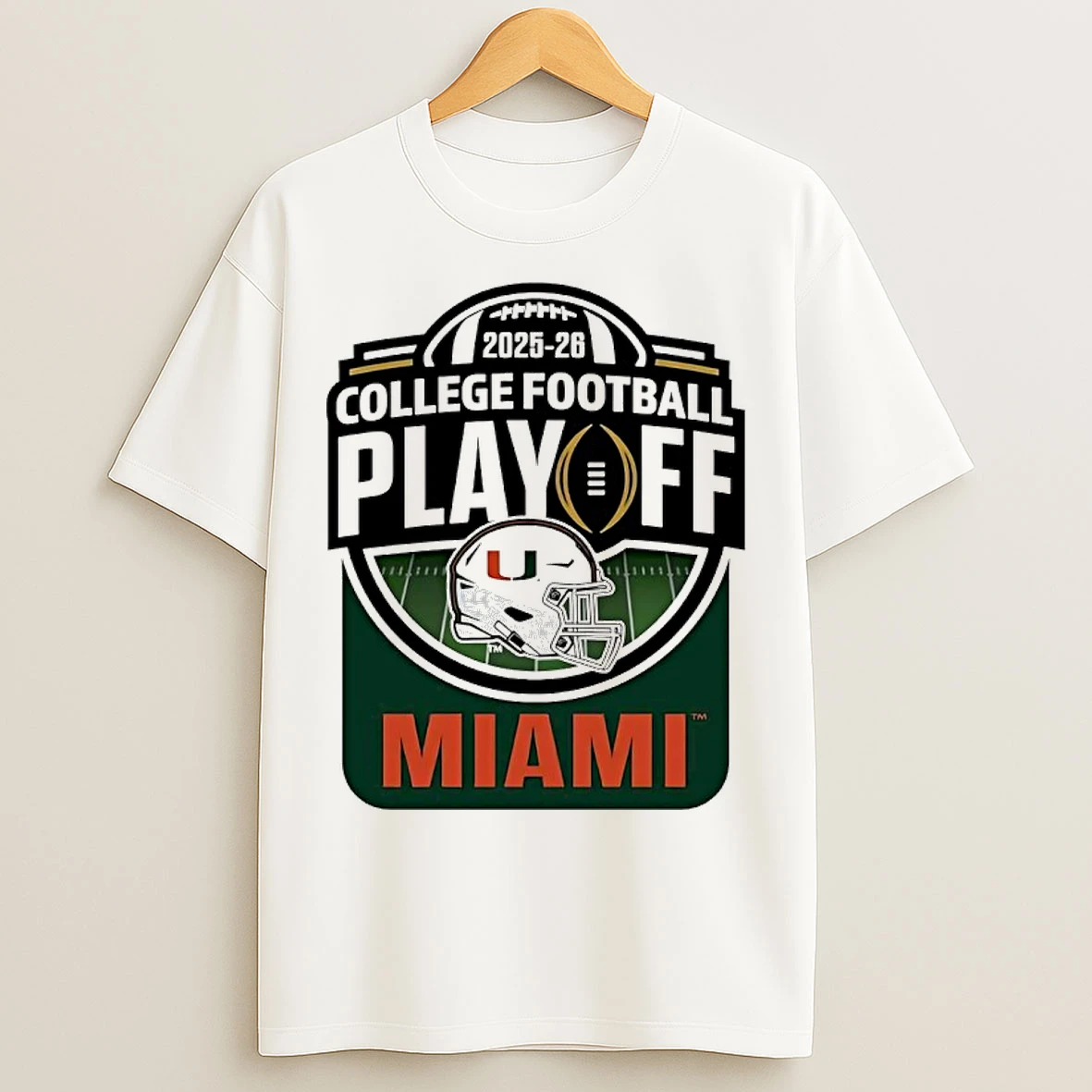 Classic Miami Hurricanes Cfp College Football Playoffs 2025 2026 T Shirts