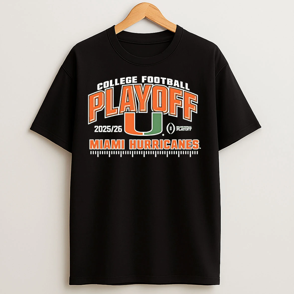 Classic Miami Hurricanes College Football Playoff 2025 2026 T Shirts