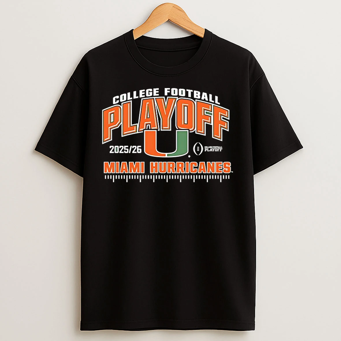 Classic Miami Hurricanes College Football Playoff 2025 26 T Shirts