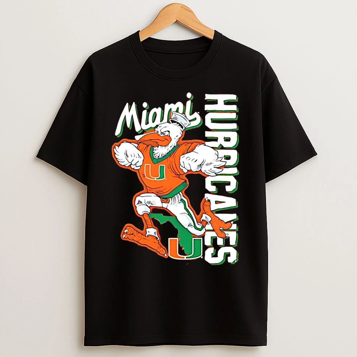 Classic Miami Hurricanes Mascot Running 26 T Shirts