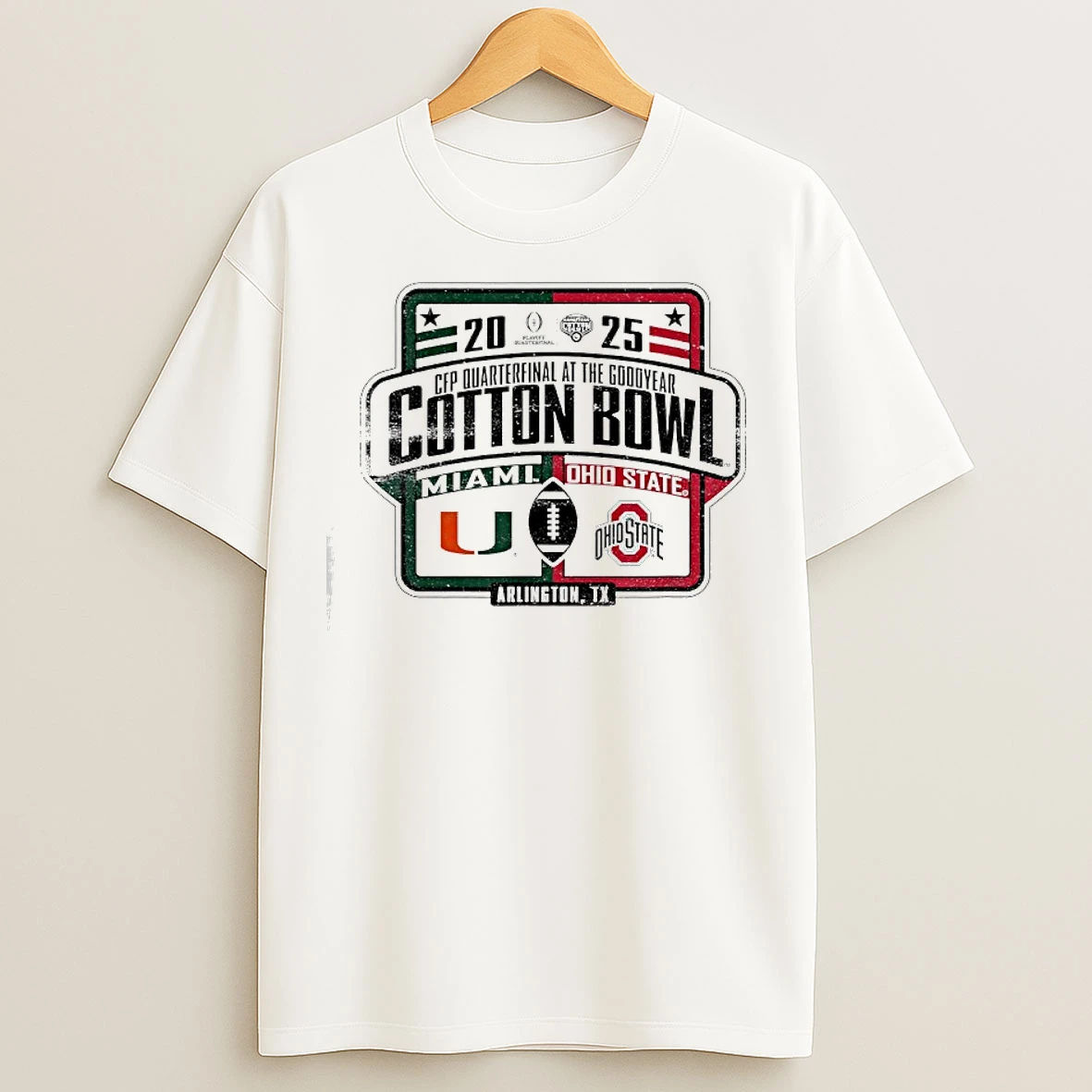 Classic Miami Hurricanes Vs Ohio State Buckeyes Allstate Sugar Bowl Cfp Quarterfinal At The Goodyear T Shirts