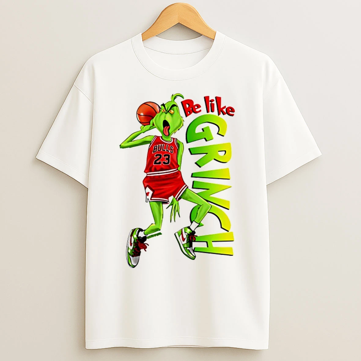 Classic Michael Jordan Be Like Grinch Christmas T Shirts