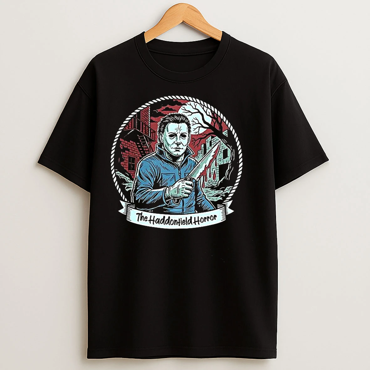 Classic Michael Myers The Haddonfield Horror Halloween T Shirts