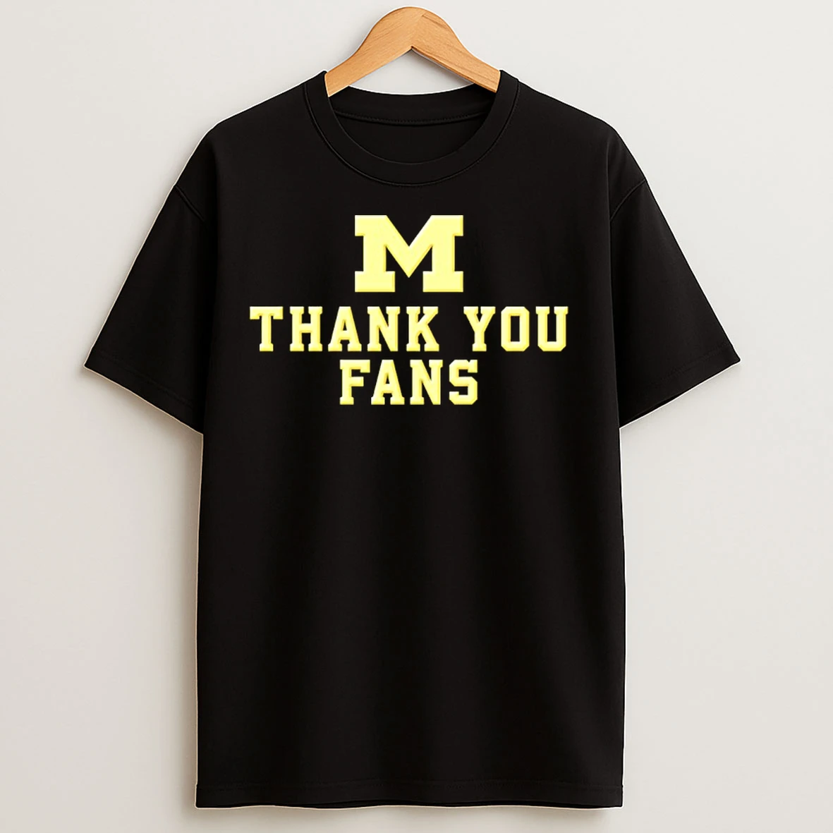Classic Michigan Thank You Fans T Shirts