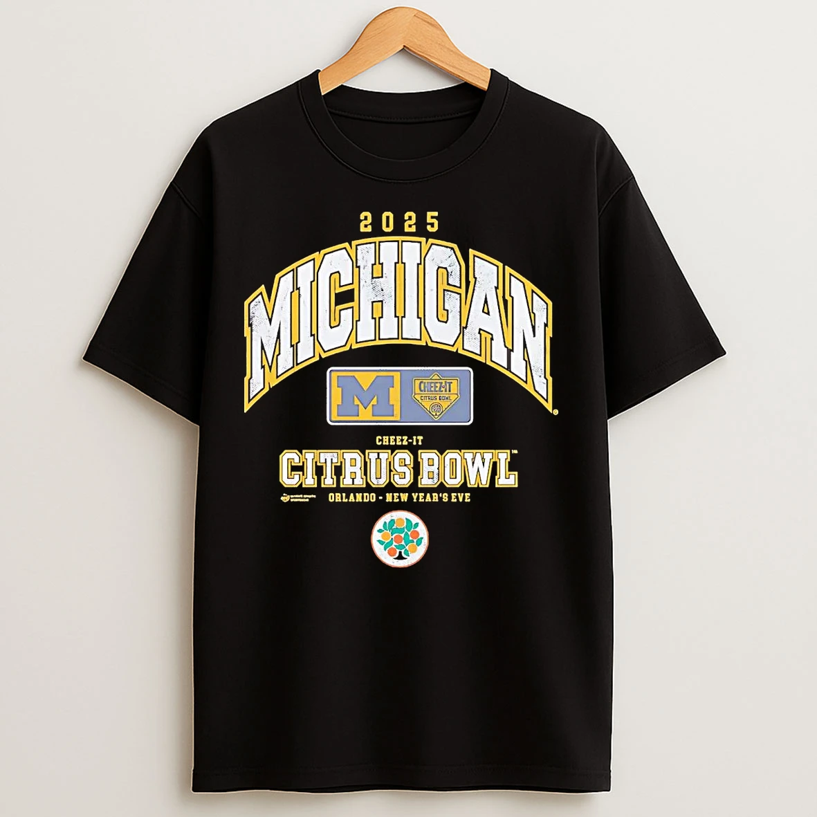 Classic Michigan Wolverines 2025 Cheez It Citrus Bowl Orlando T Shirts