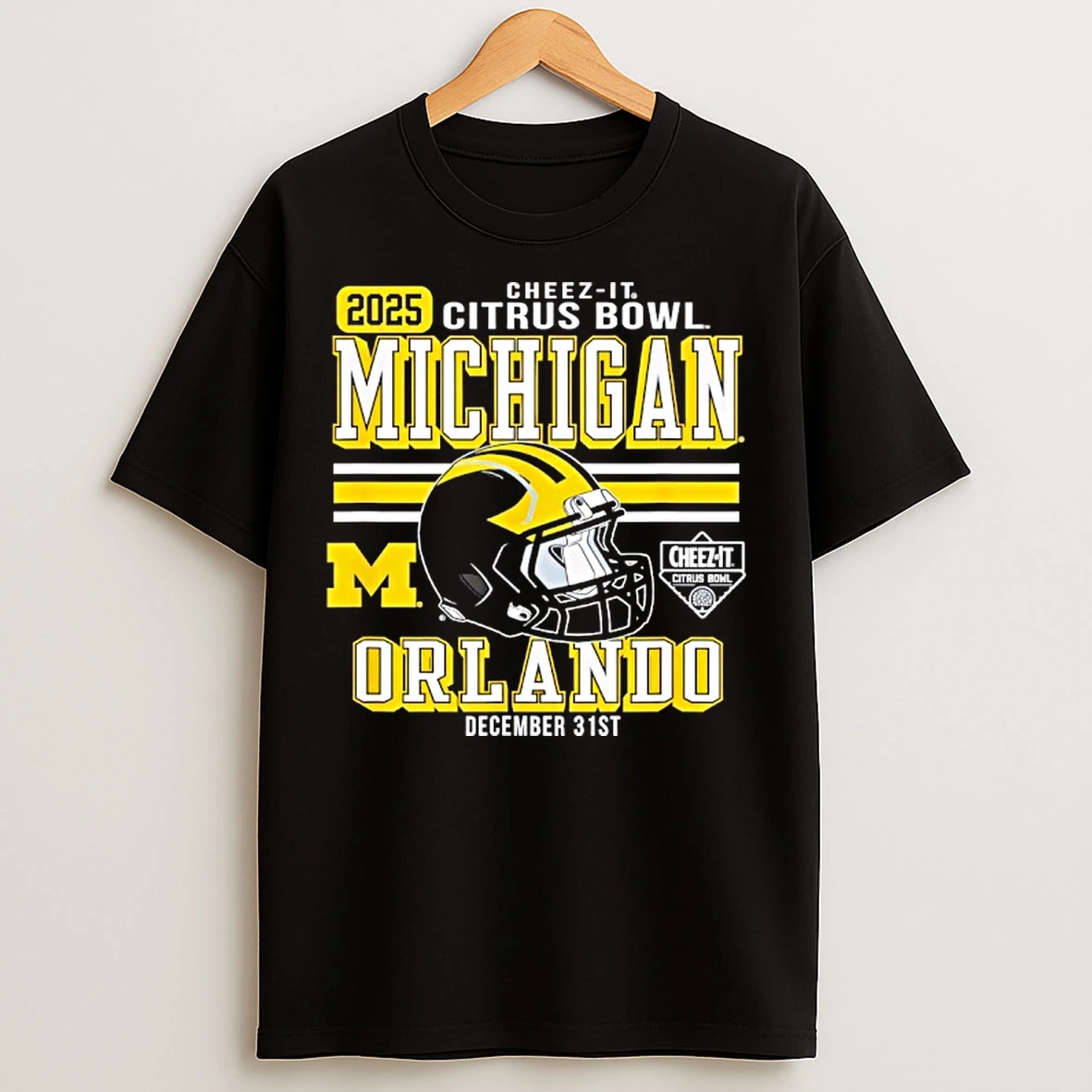 Classic Michigan Wolverines Cheez It Citrus Bowl Michigan 2025 T Shirts