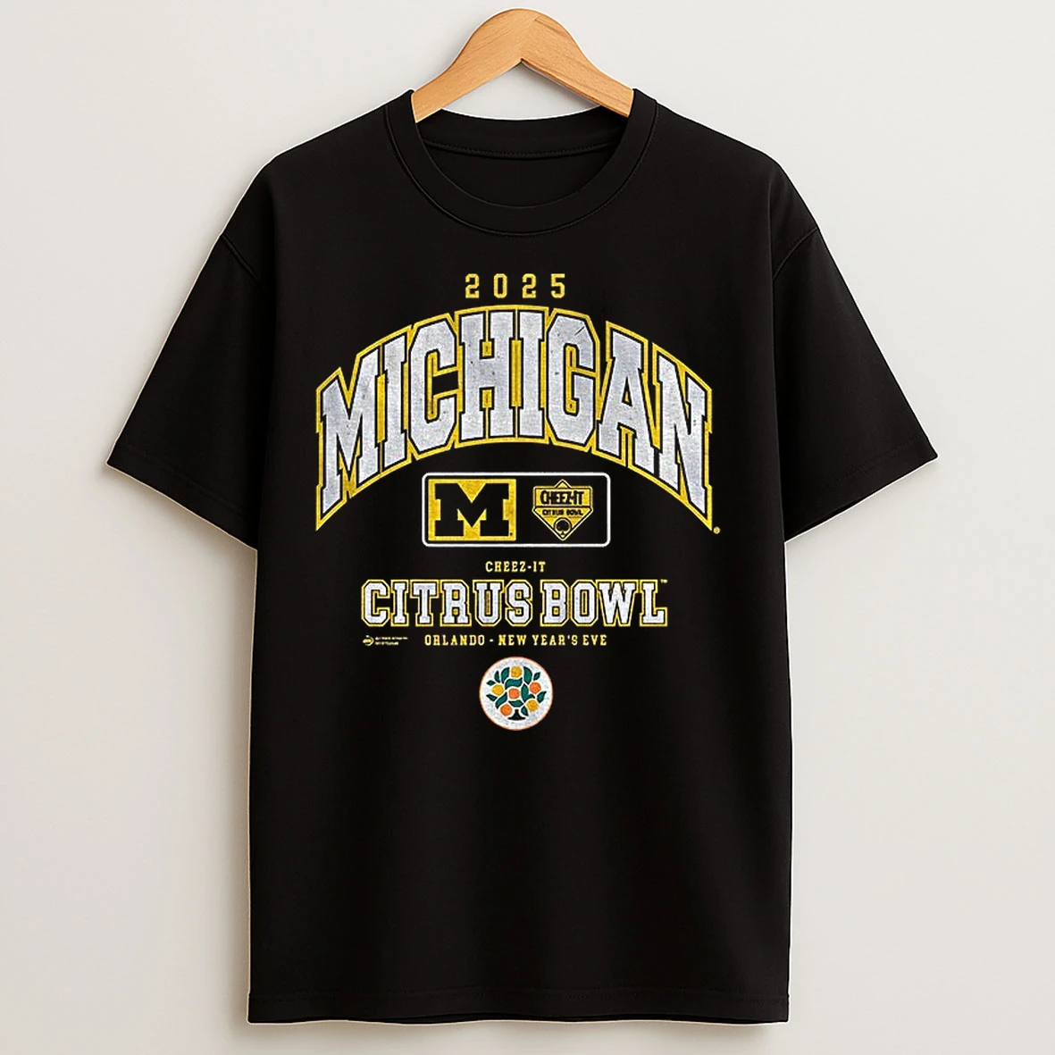 Classic Michigan Wolverines Football 2025 Cheez It Citrus Bowl Orlando New Years Eve T Shirts