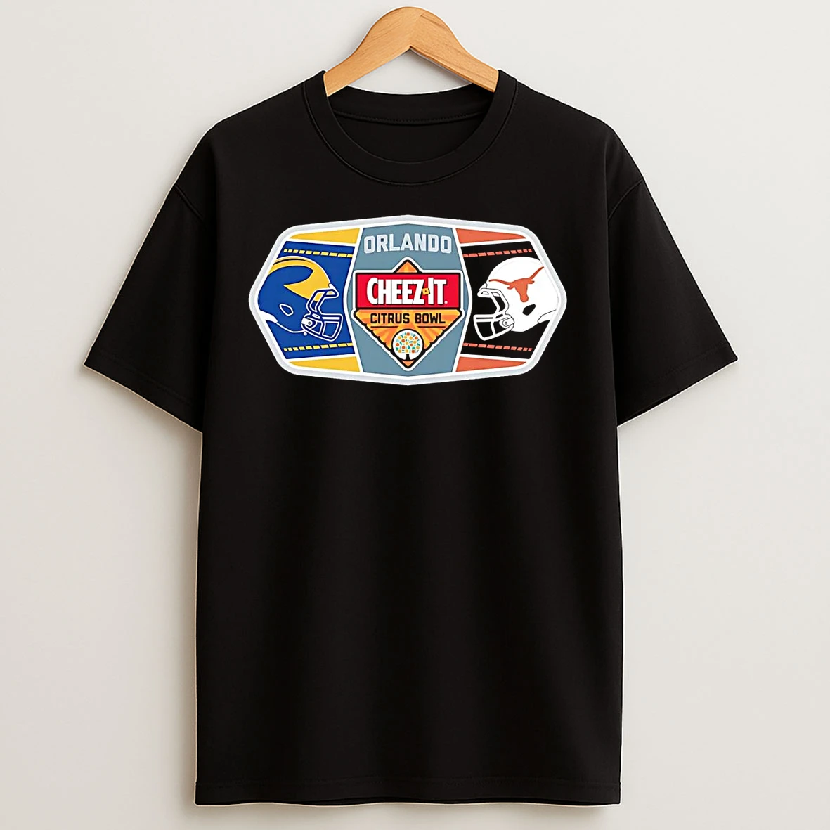Classic Michigan Wolverines Vs Texas Longhorns 2025 Cheez It Citrus Bowl Orlando T Shirts