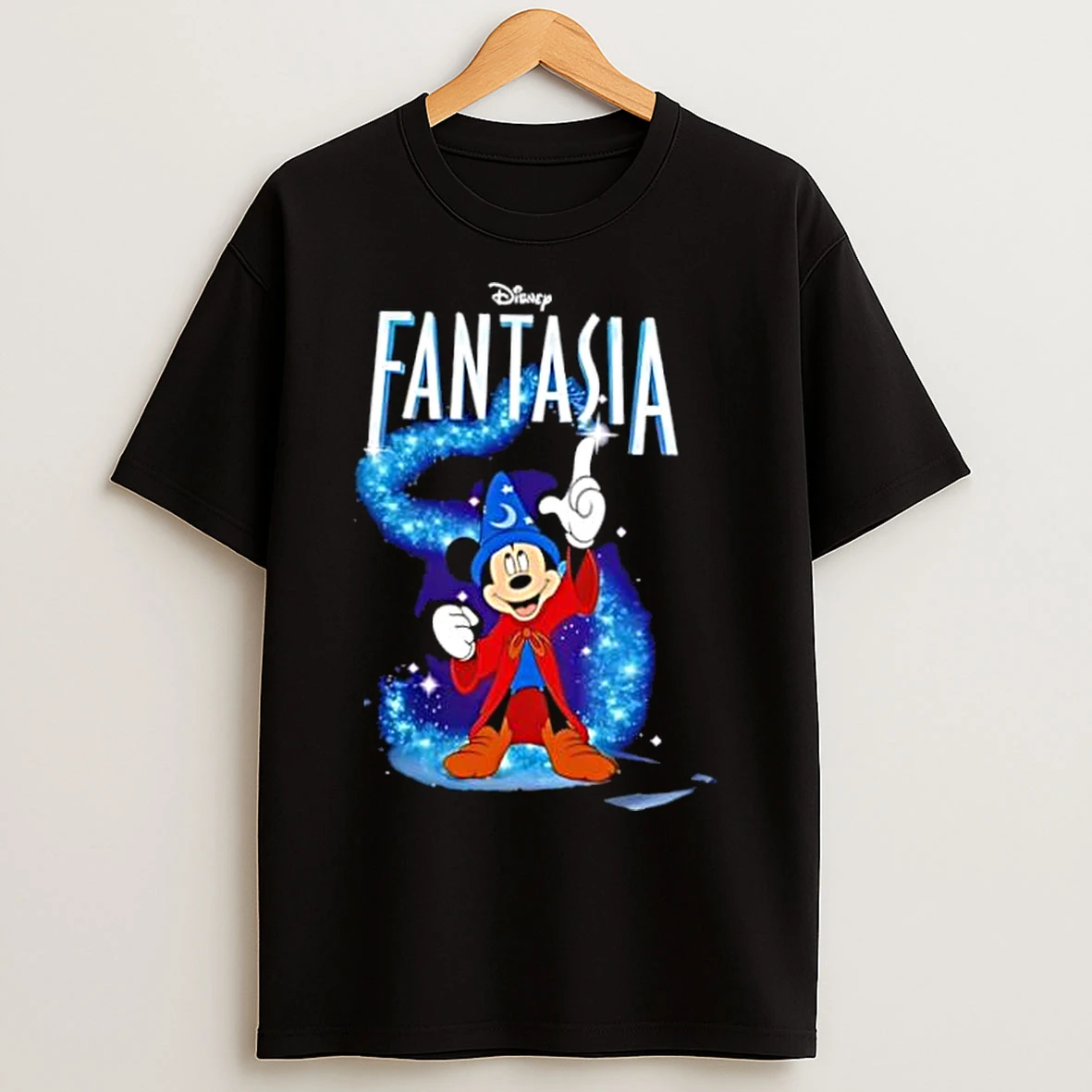 Classic Mickey Fantasia Sorcerer Funny Stylish T Shirts