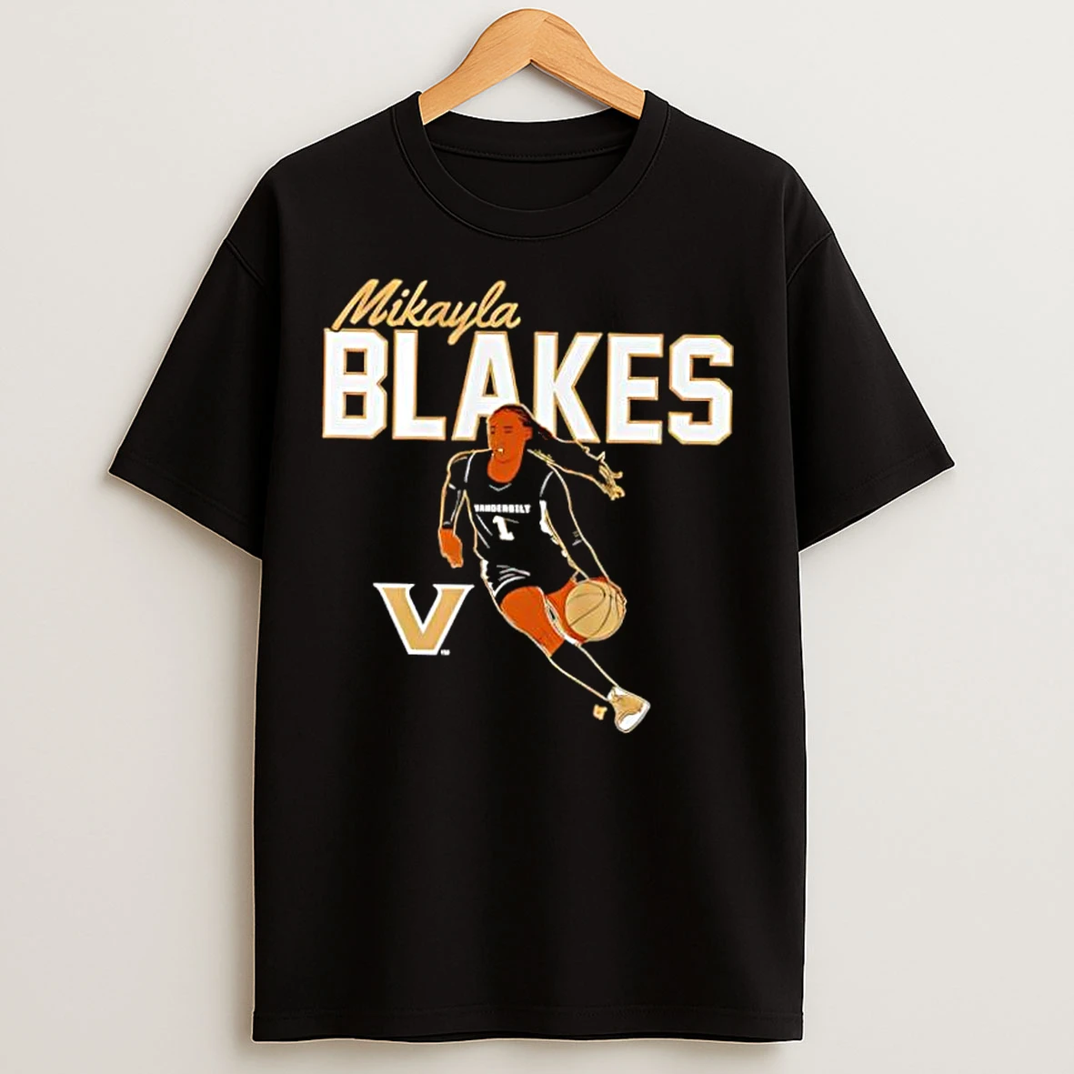 Classic Mikayla Blakes Name Pose Vanderbilt Basketball Player Stylish T Shirts