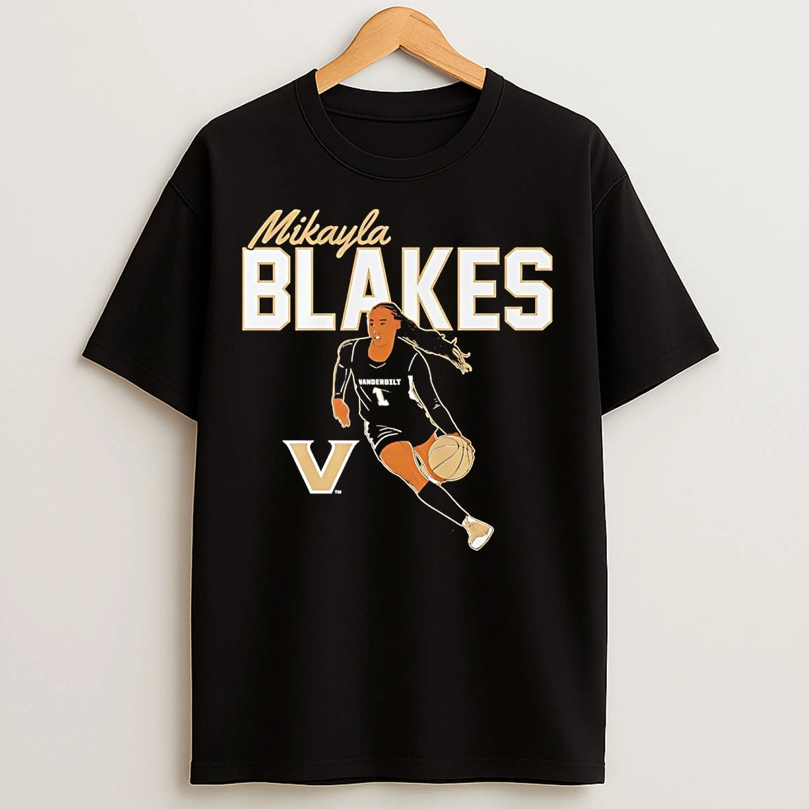 Classic Mikayla Blakes Dribble Vanderbilt Commodores T Shirts