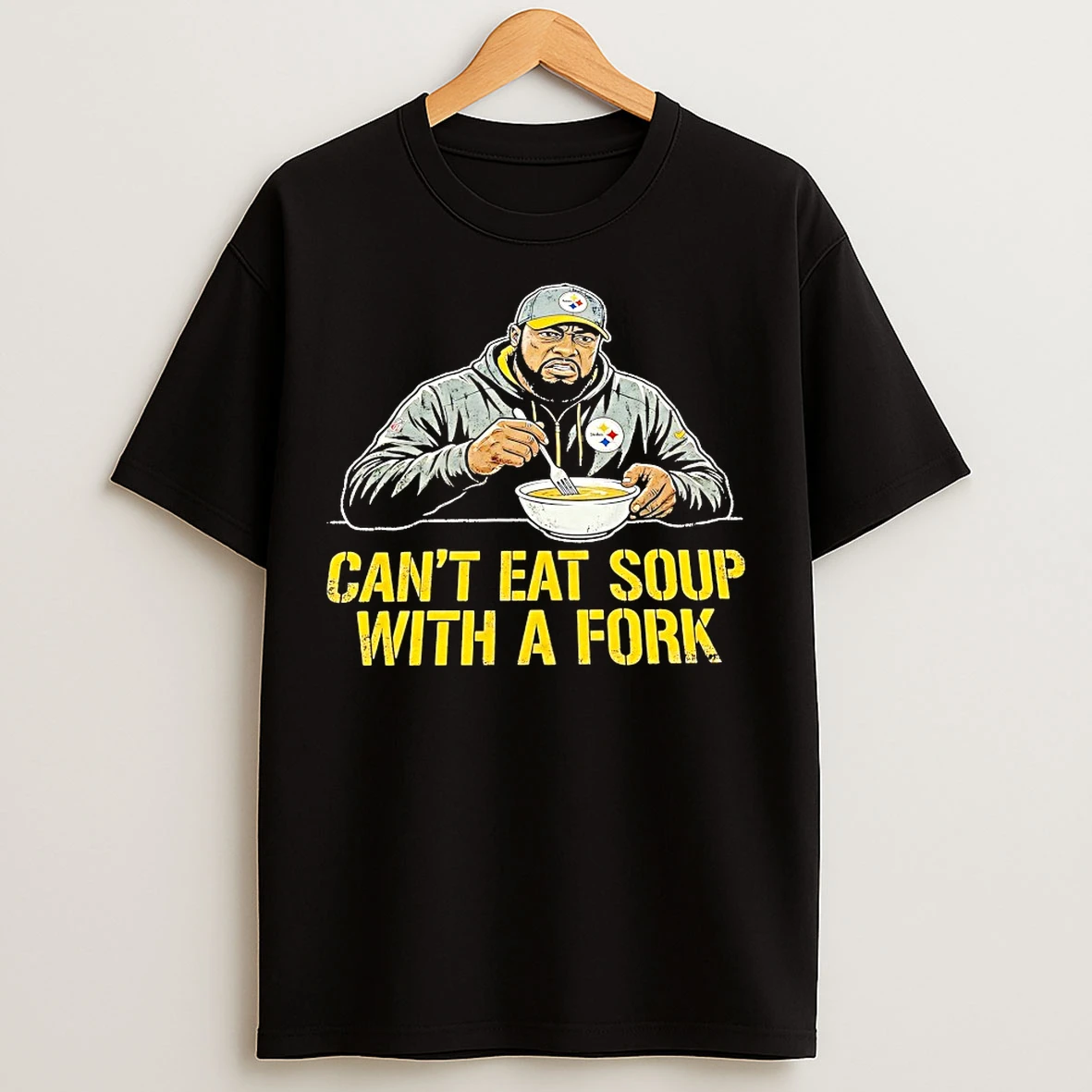 Classic Mike Tomlin Cant Eat Soup With A Fork T Shirts