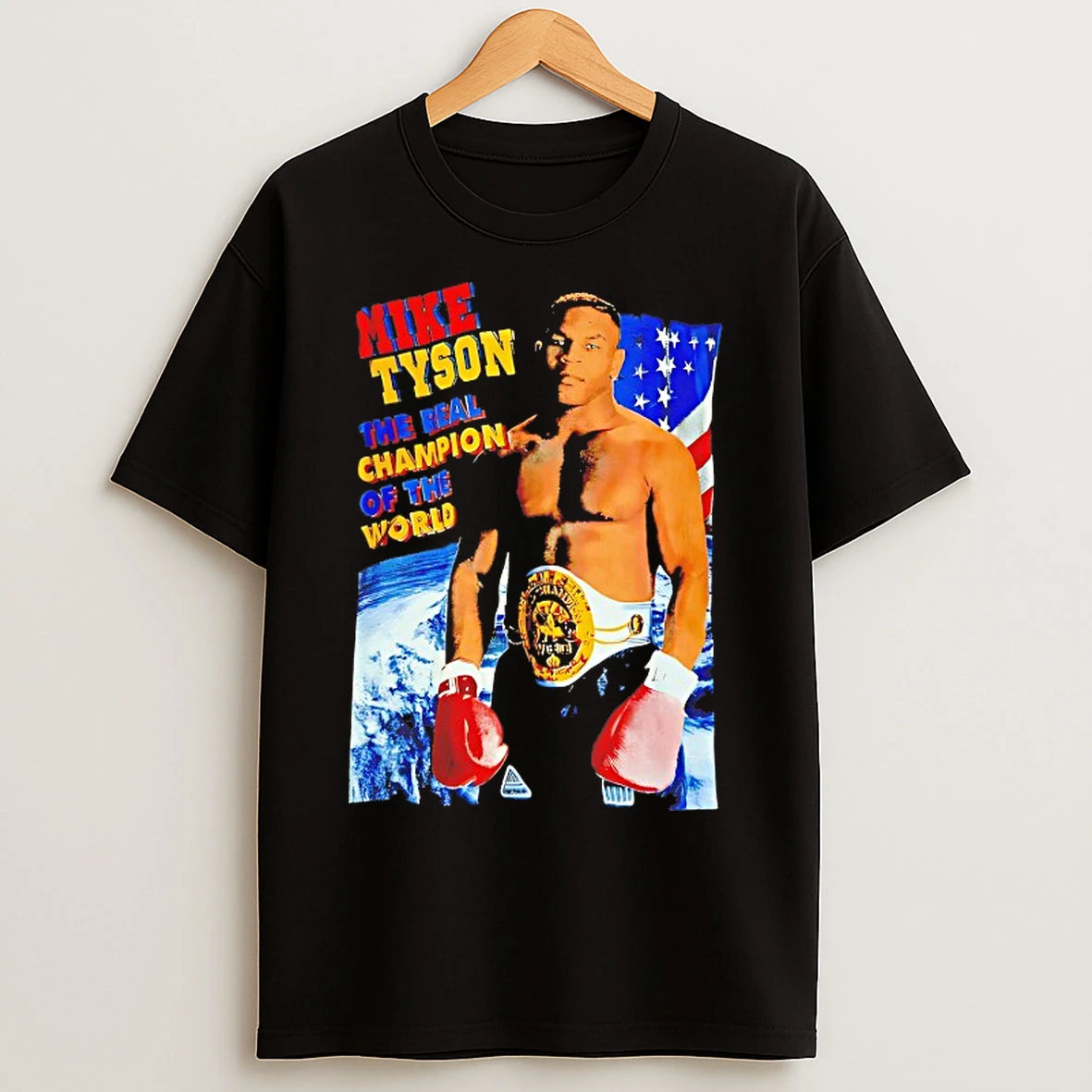 Classic Mike Tyson The Real Champion Of The World Vintage T Shirts