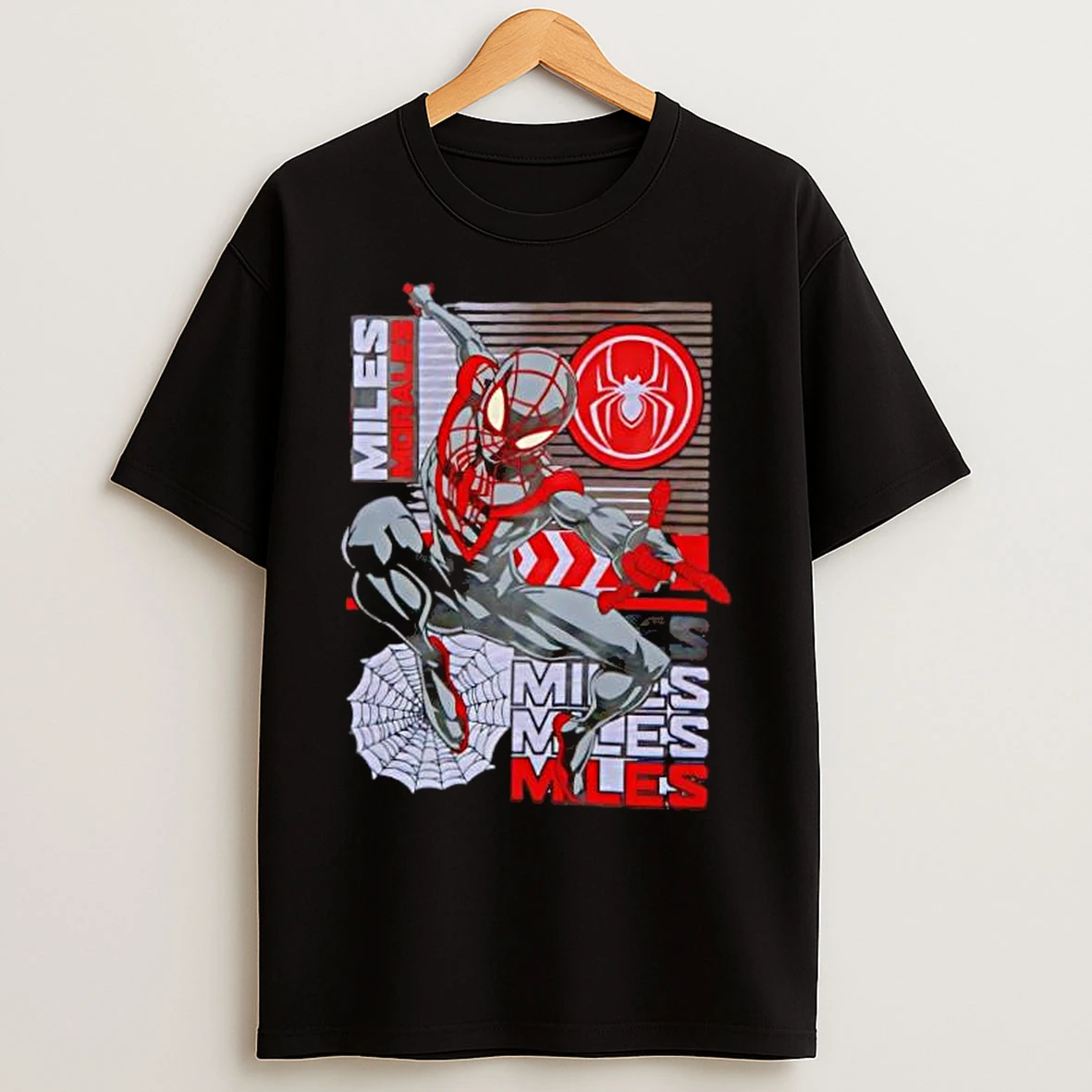 Classic Miles Morales Spider Man Miles Vintage Stylish T Shirts