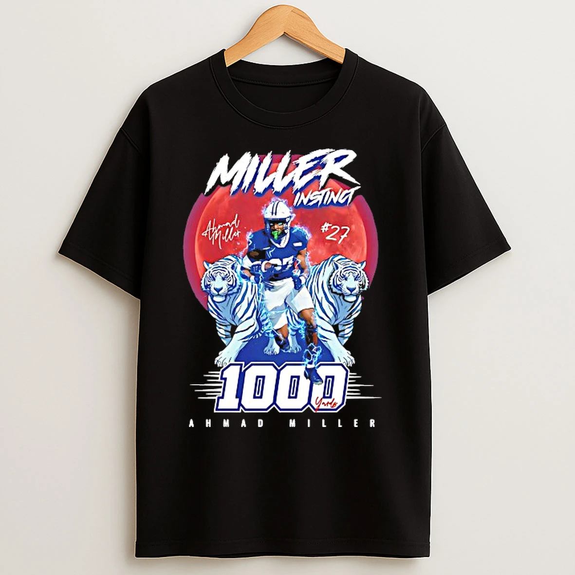 Classic Miller Instinct Ahmad Miller 1000 Yards T Shirts