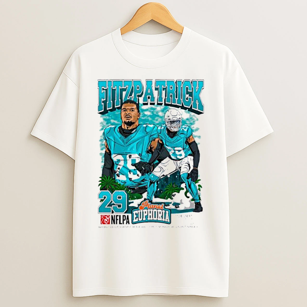 Classic Minkah Fitzpatrick Miami Dolphins Nflpa Player T Shirts