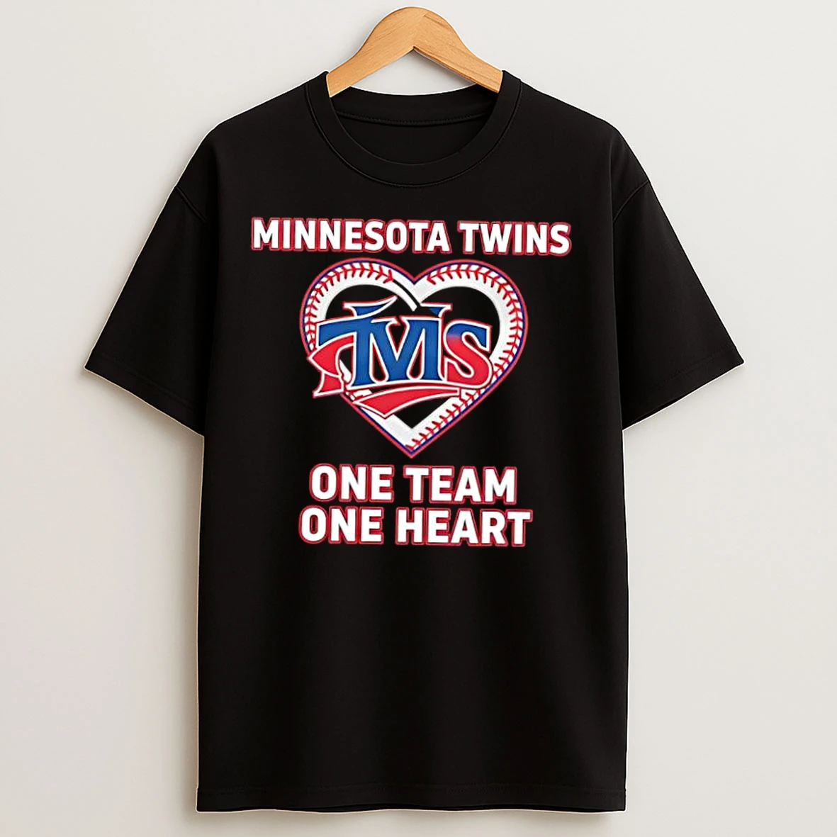 Classic Minnesota Twins One Team One Heart T Shirts