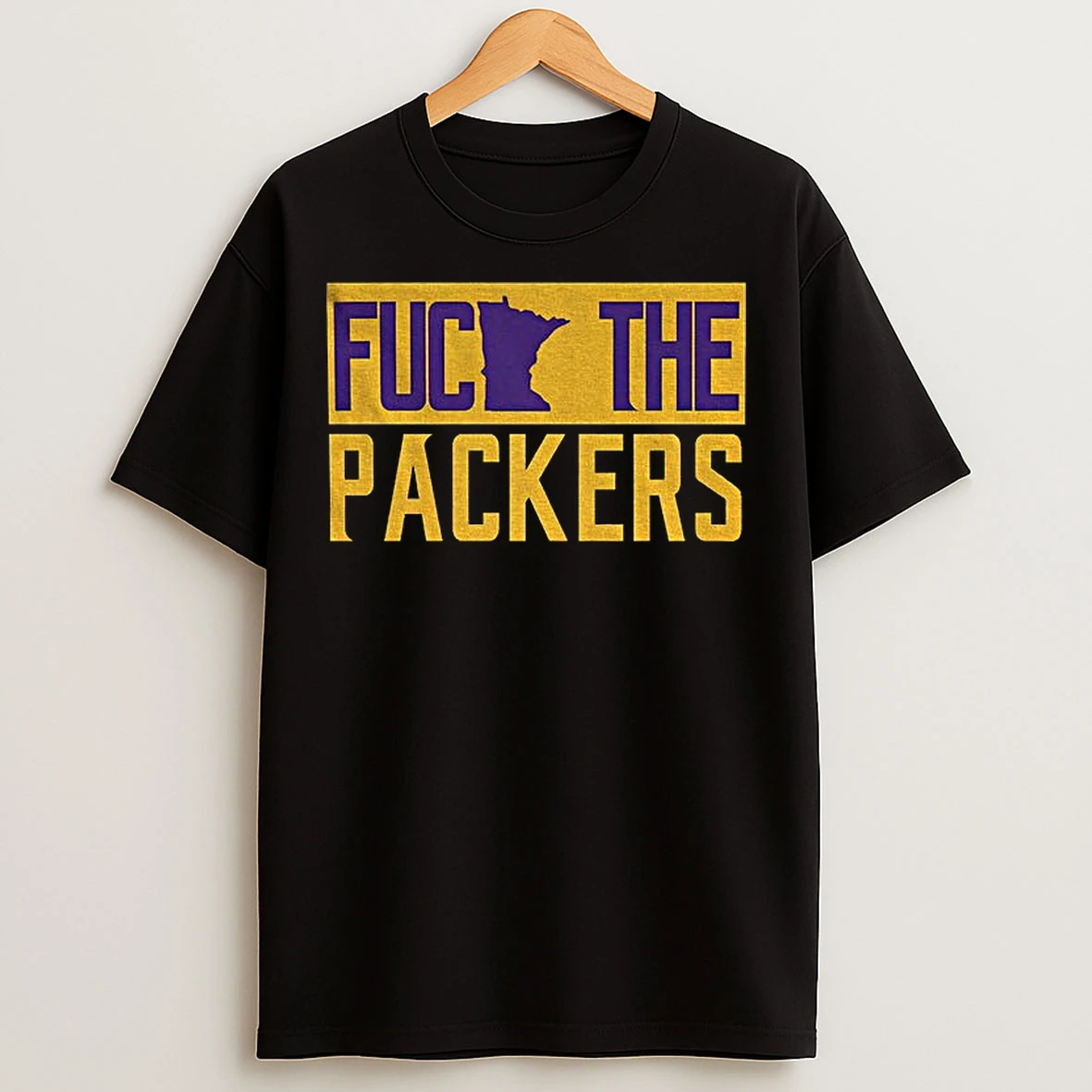 Classic Minnesota Vikings Football Fuck The Packers T Shirts