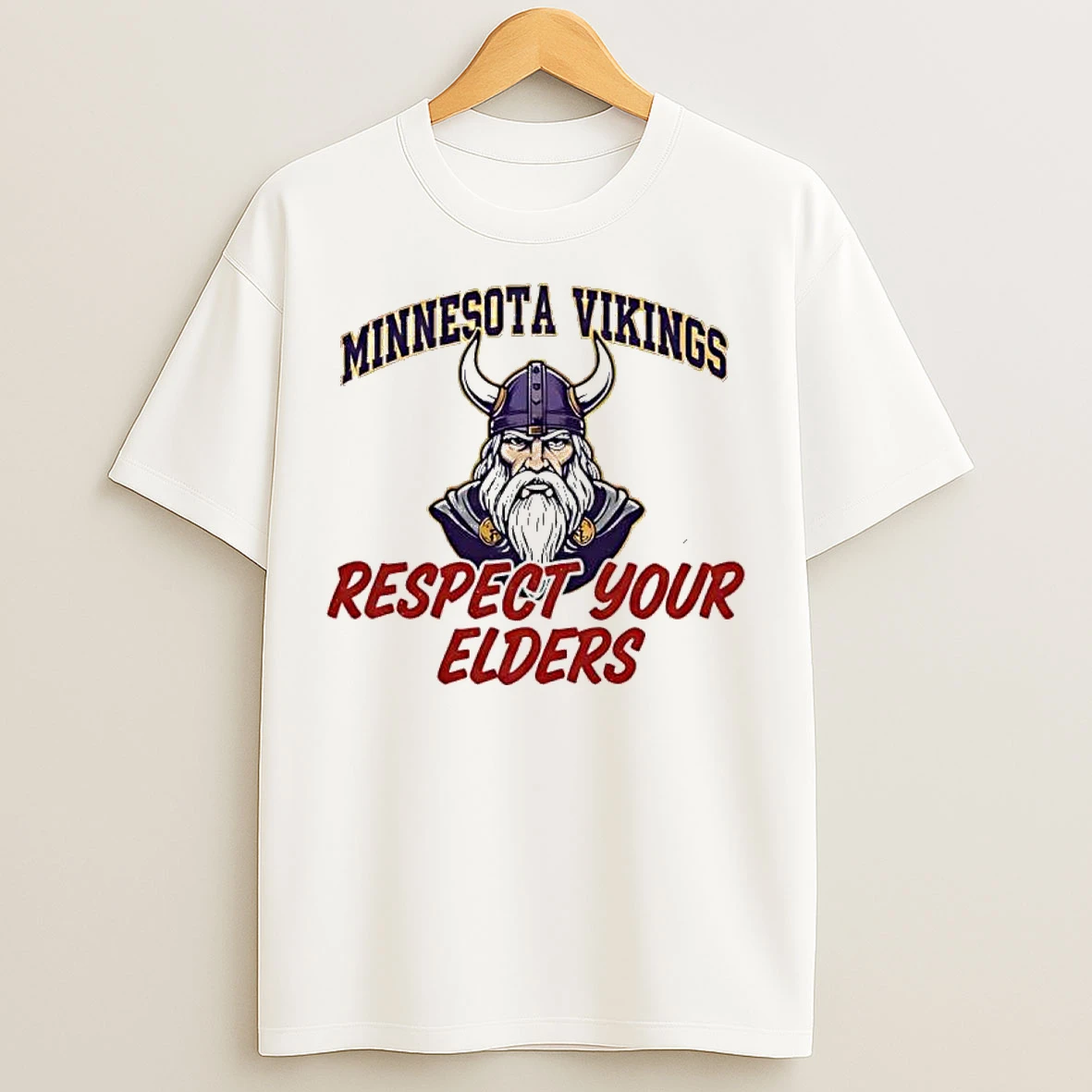 Classic Minnesota Vikings Respect Your Elders T Shirts