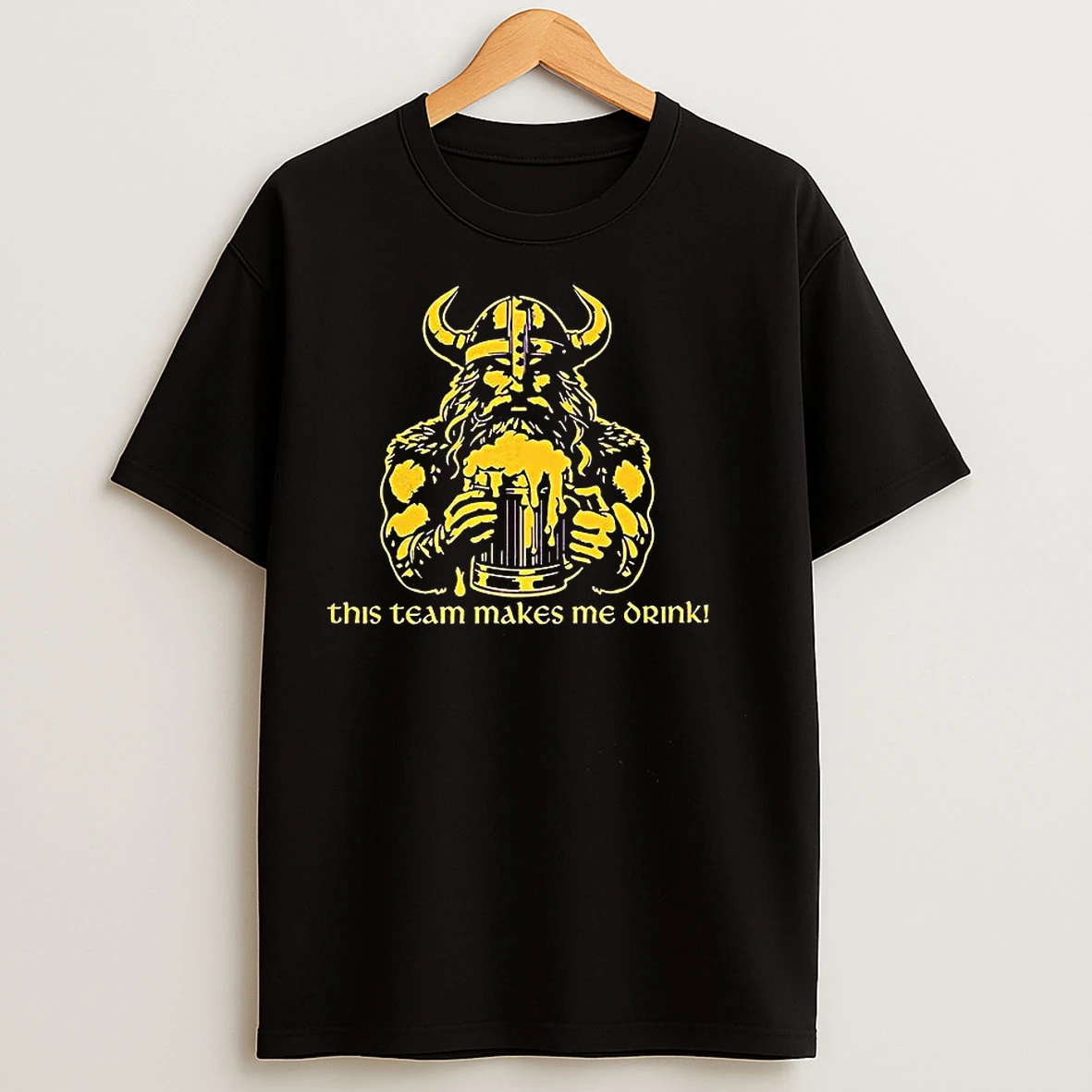 Classic Minnesota Vikings This Team Makes Me Drink T Shirts