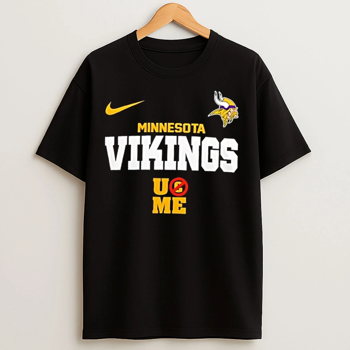 Classic Minnesota Vikings X Ucme John Cena Never Give Up T Shirts