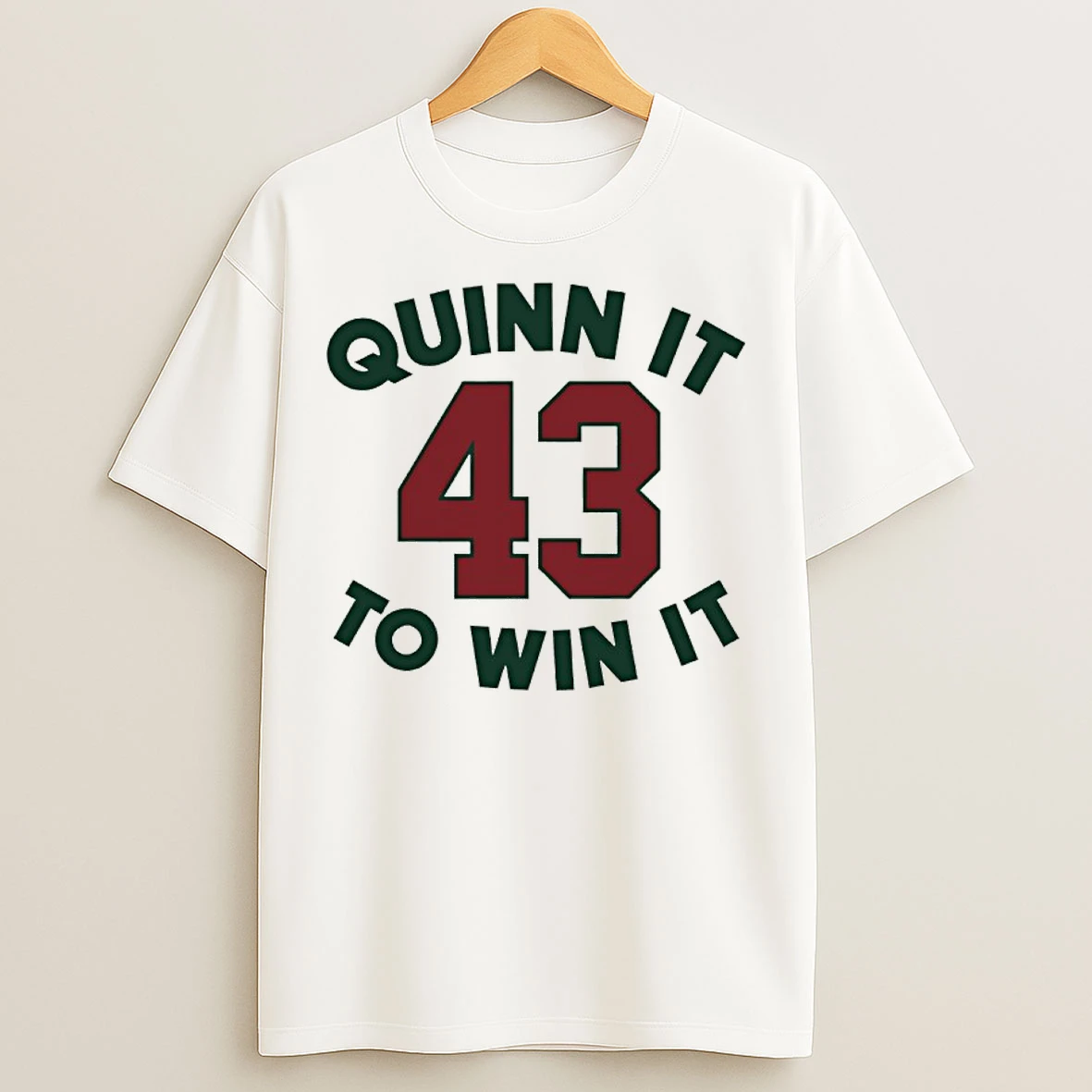 Classic Minnesota Wild Quinn Hughes 43 Quinn It To Win It T Shirts