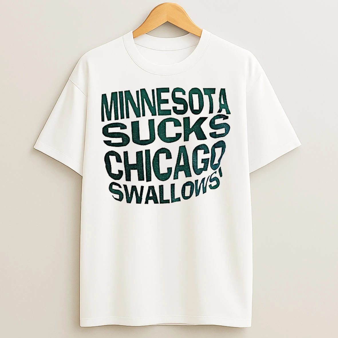 Classic Minnesota Sucks Chicago Swallows T Shirts