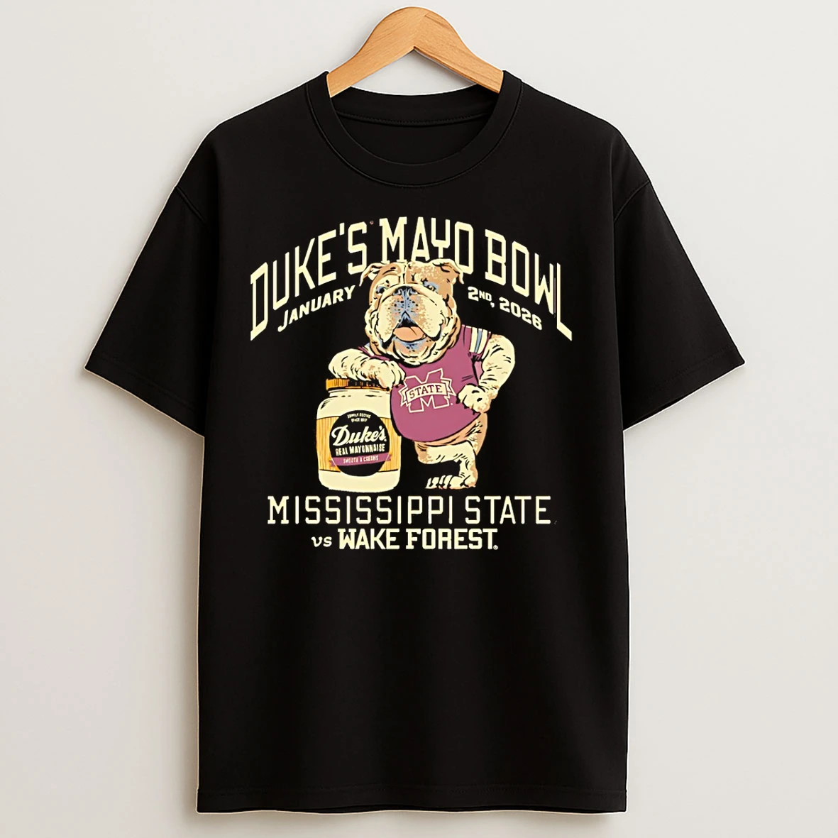 Classic Mississippi State Dukes Mayo Bowl 2026 Mascot T Shirts