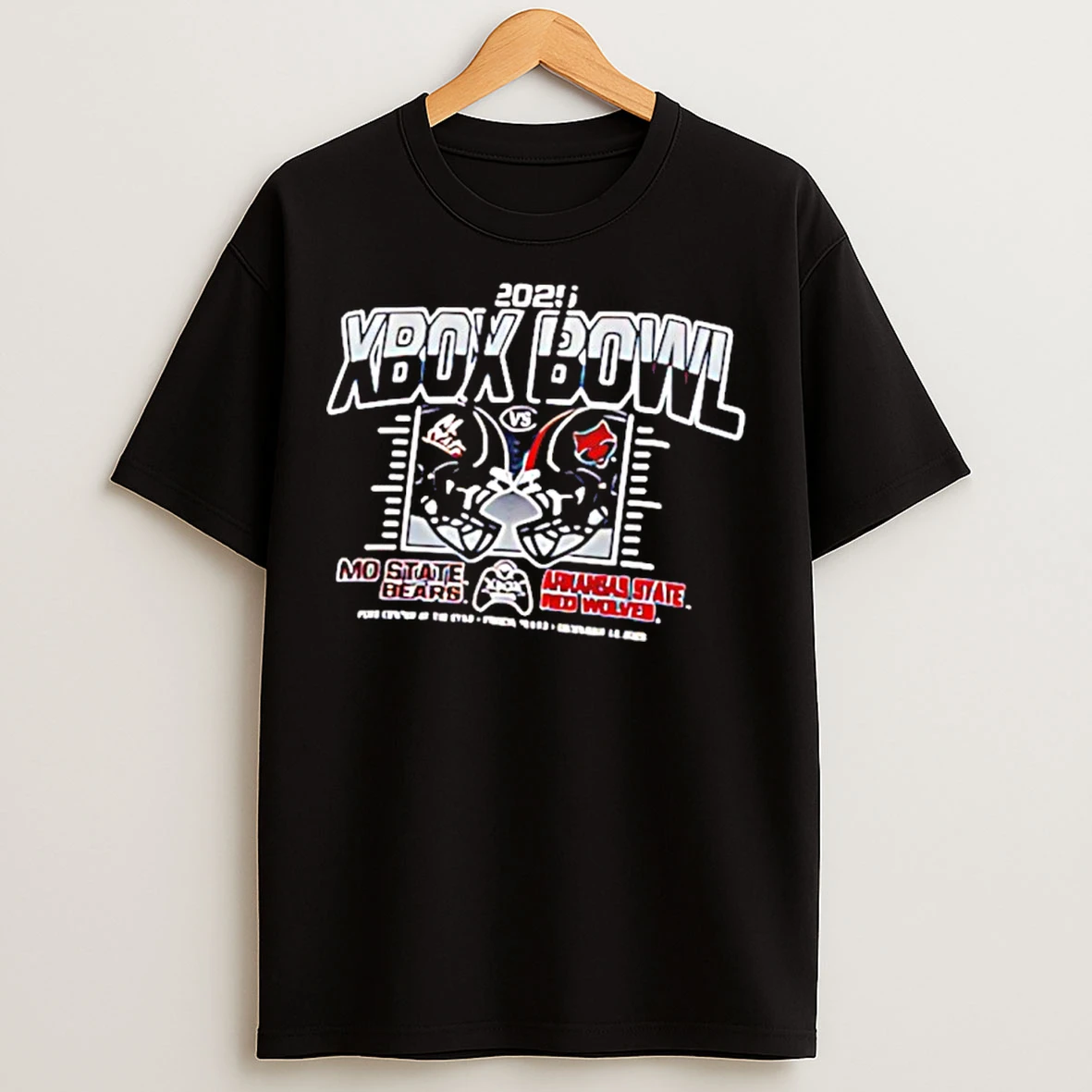 Classic Missouri State Bears Vs Arkansas State Red Wolves 2025 Xbox Bowl Head To Head T Shirts
