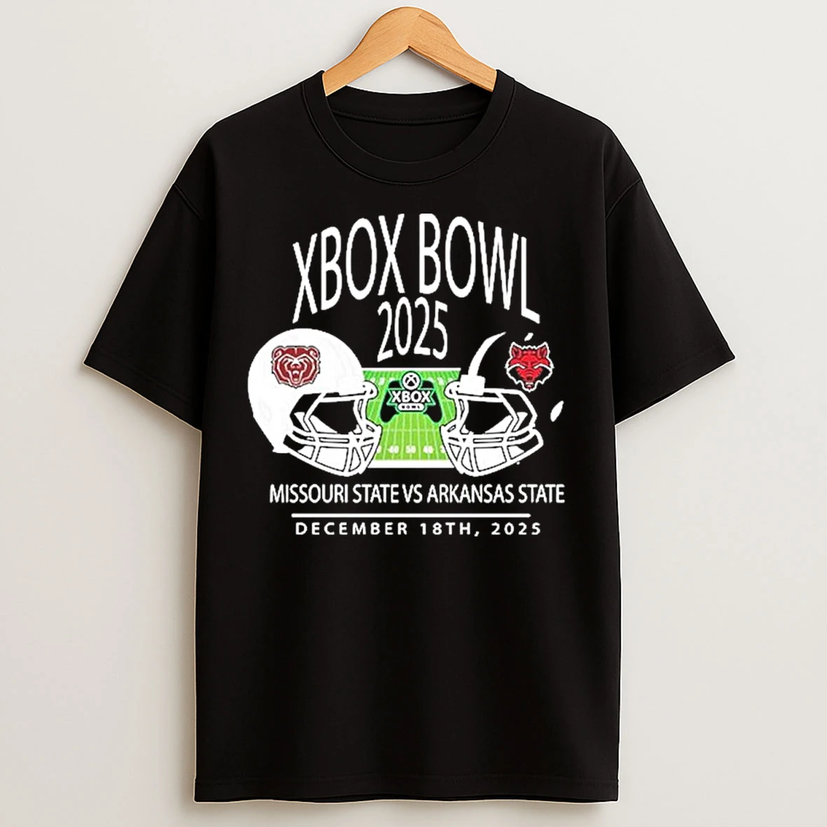 Classic Missouri State Football Vs Arkansas State Xbox Bowl December 18th 2025 T Shirts