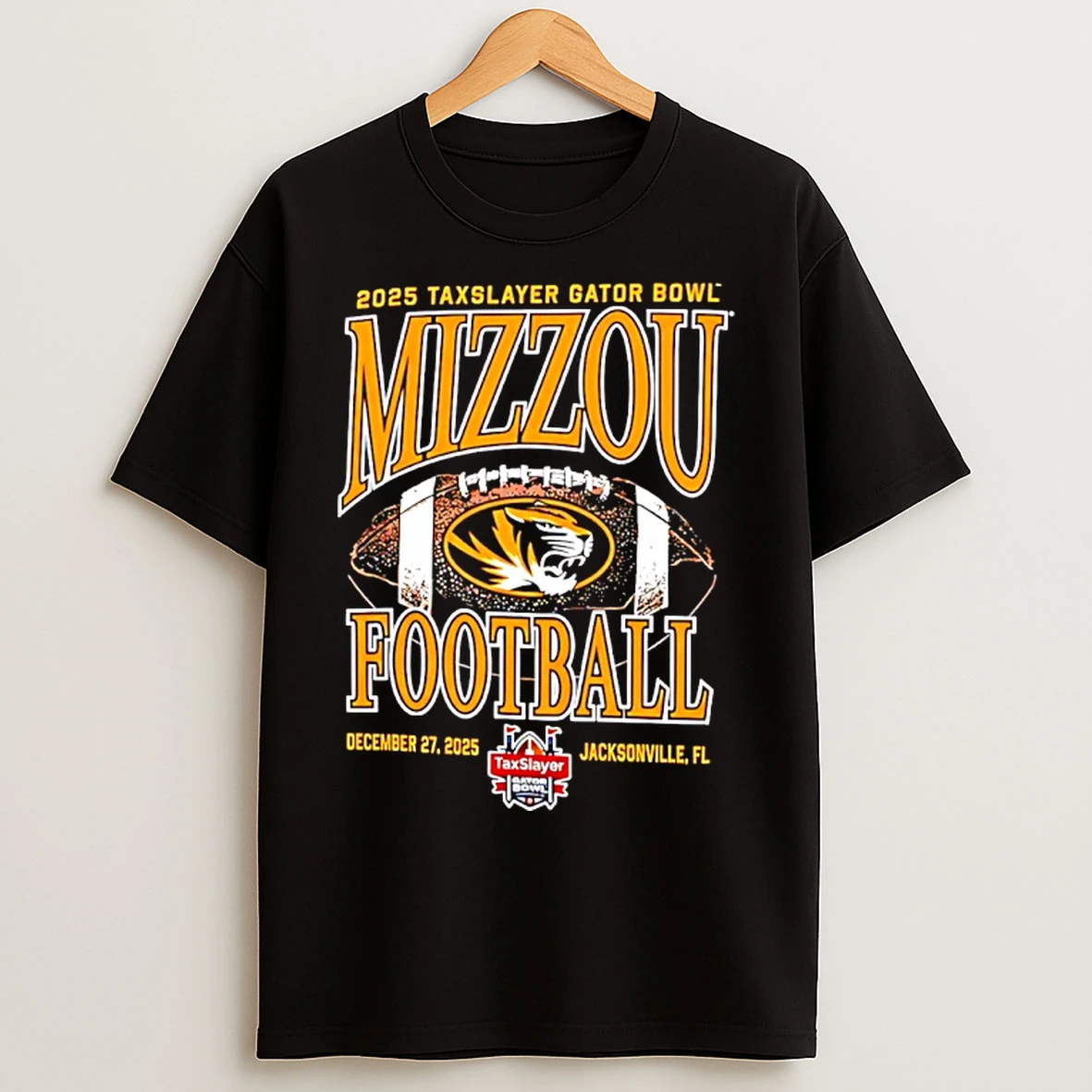 Classic Mizzou Tigers 2025 Tax Slayer Gator Bowl Football T Shirts