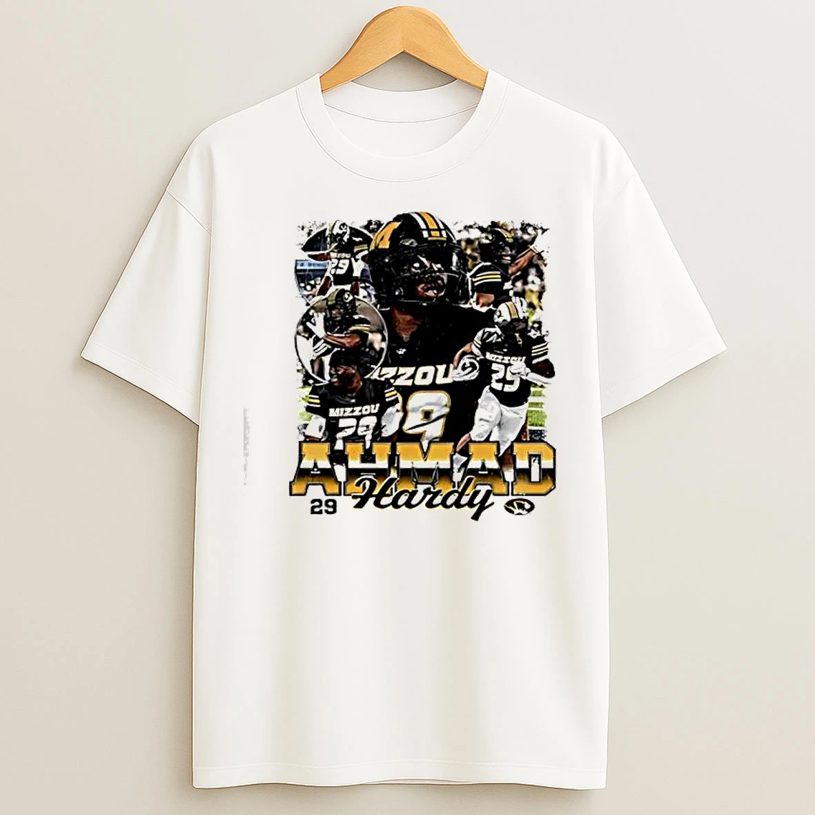 Classic Mizzou Tigers Nil Ahmad Hardy 29 Player T Shirts