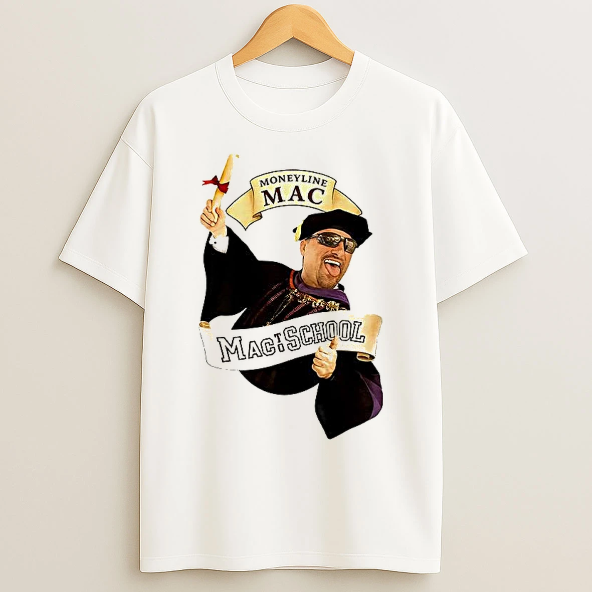 Classic Moneyline Mac To School T Shirts