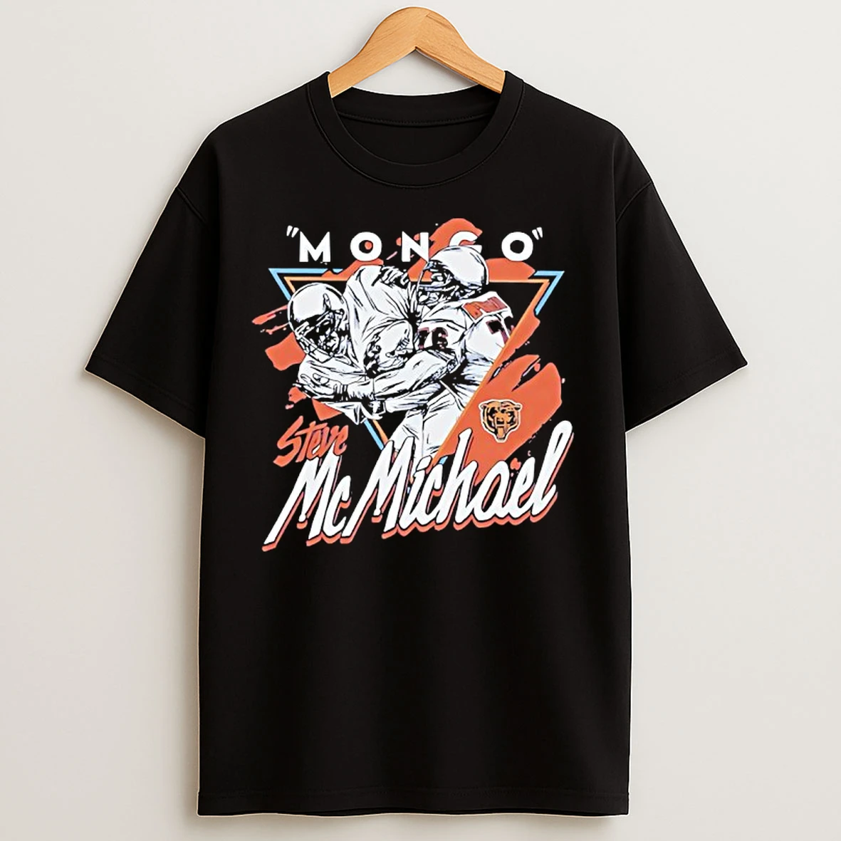 Classic Mongo Steve Mcmichael Chicago Bears Former Graphic T Shirts