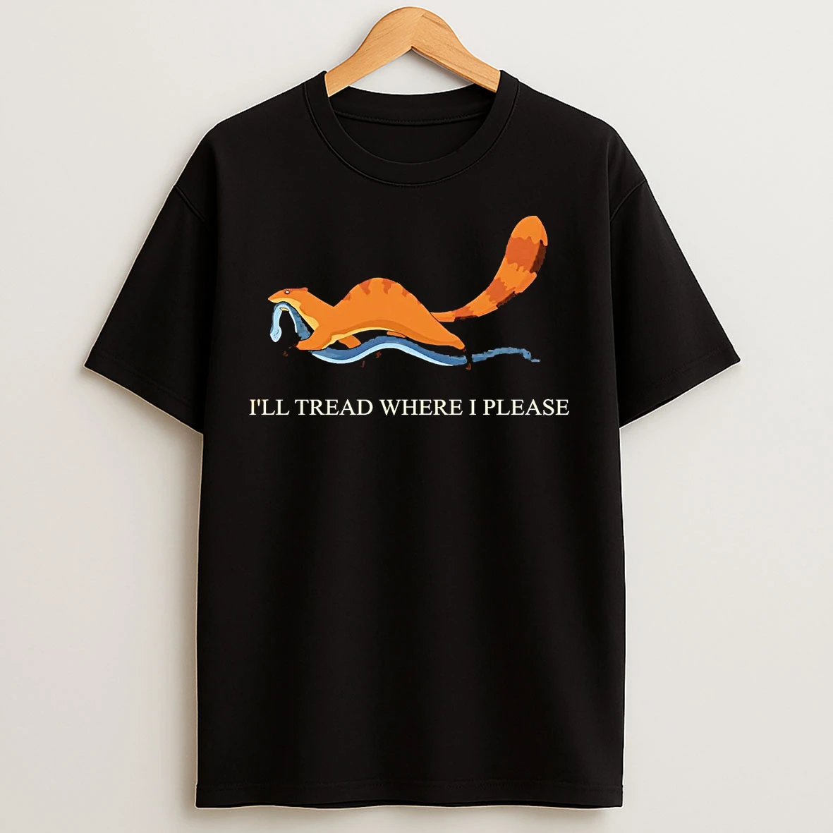 Classic Mongoose Ill Tread Where I Please T Shirts