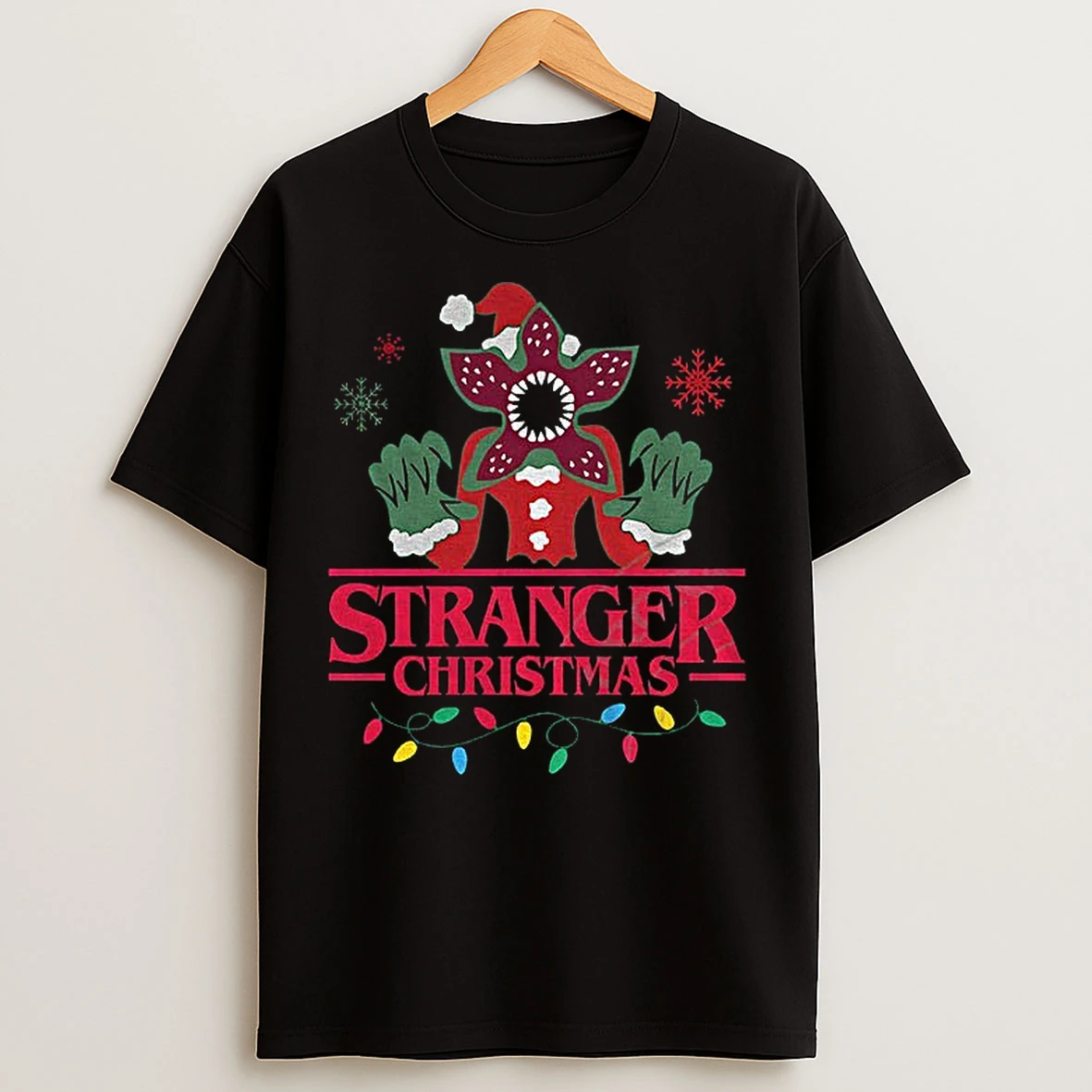 Classic Monster From Upside Down Stranger Christmas Merry Christmas T Shirts