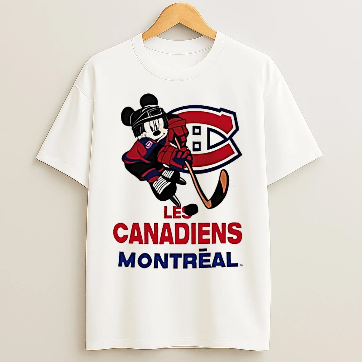 Classic Montreal Canadiens Mickey Hockey 2026 T Shirts