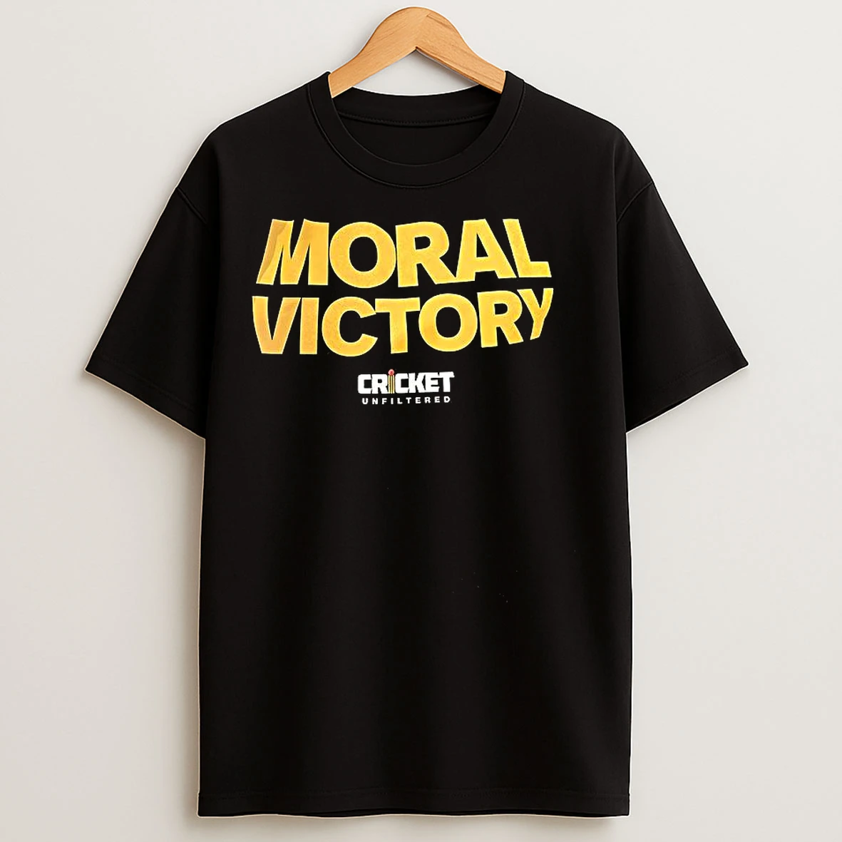 Classic Moral Victory Cricket Unfiltered T Shirts