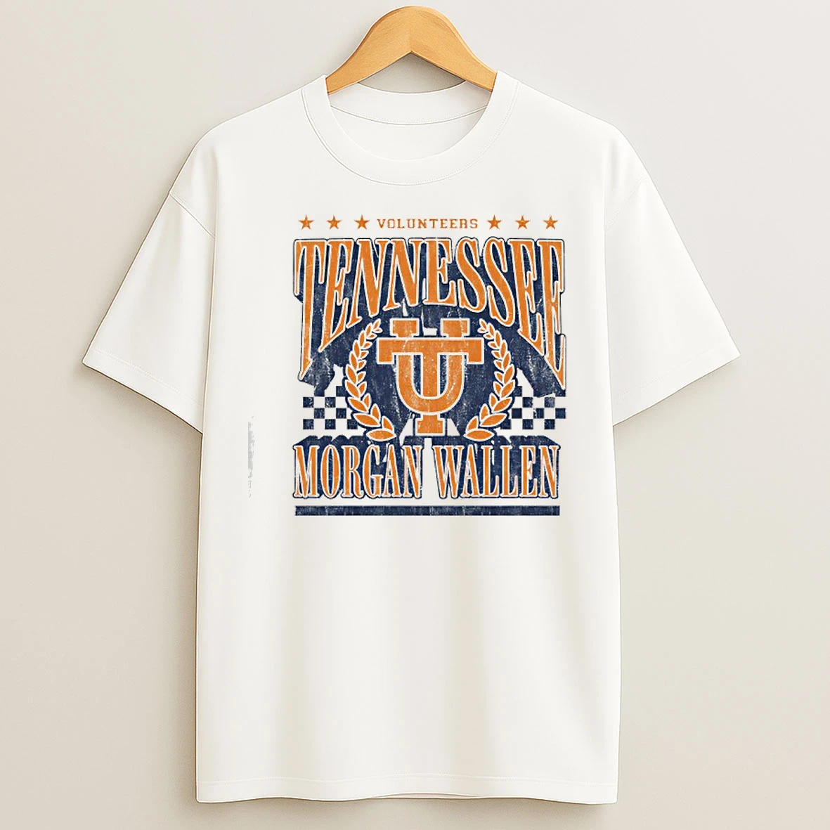 Classic Morgan Wallen X Ut Ivory Tennessee Volunteers T Shirts