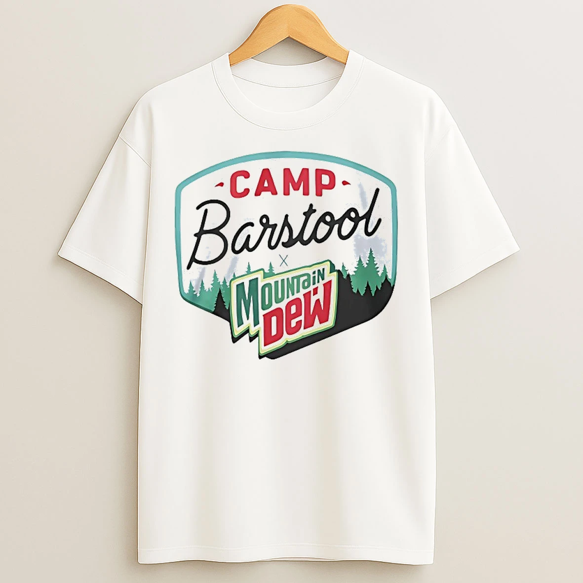 Classic Mountain Dew Camp Barstool T Shirts